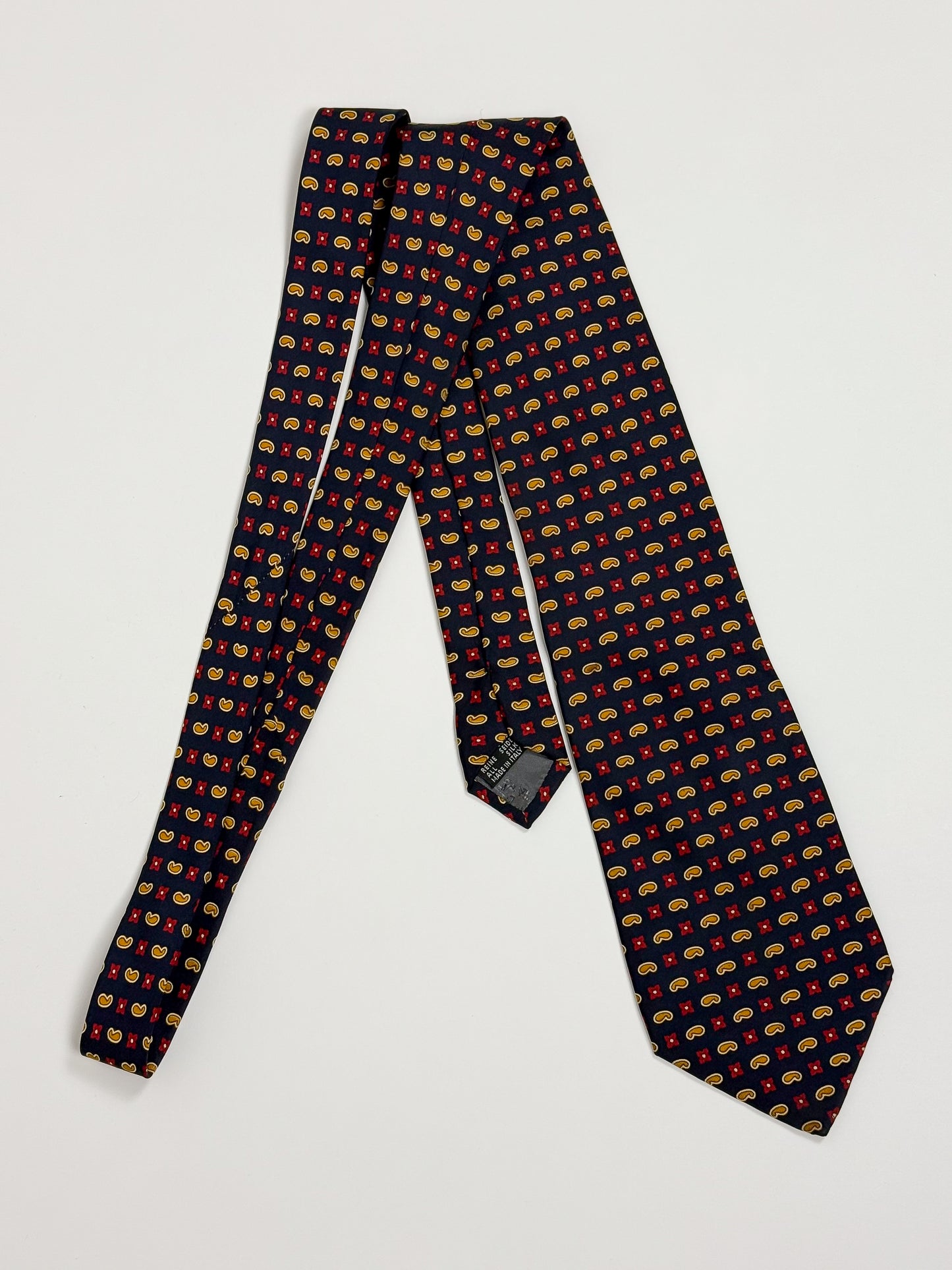 Cravatta vintage Cacharel in seta Made in Italy