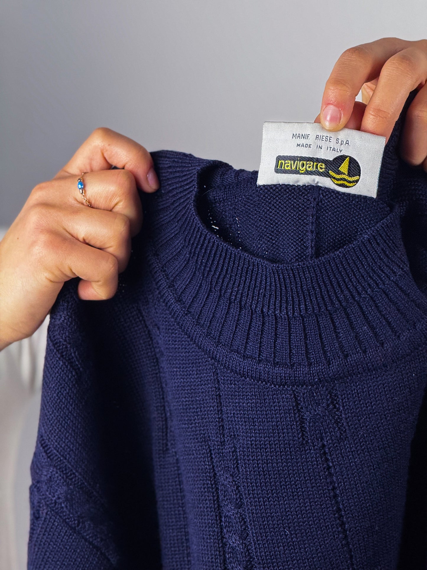MAGLIONCINO BLU NAVIGARE