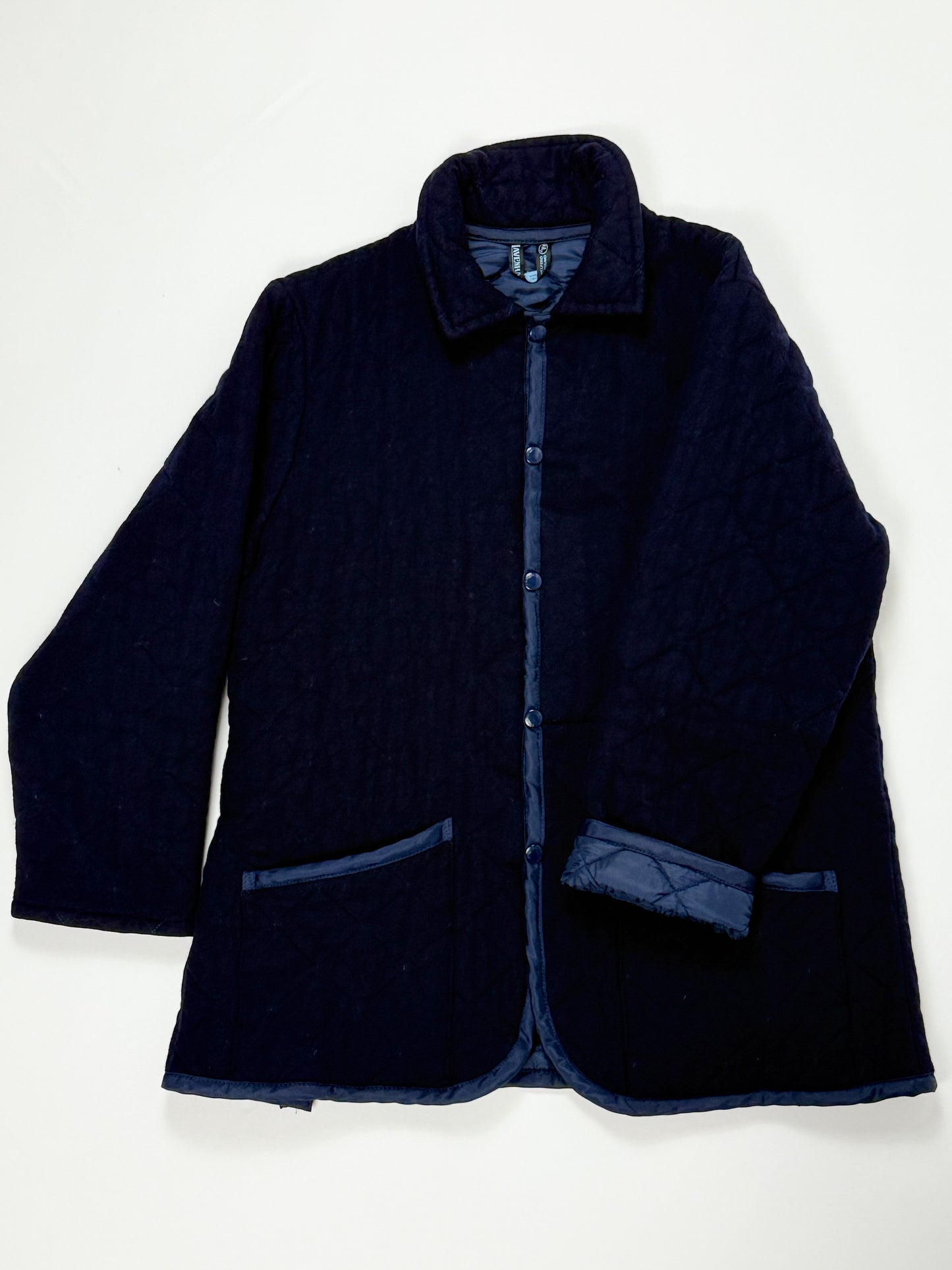 Giacca Trapuntata Lavenham Vintage - Lana Vergine e Alpaca Made in England