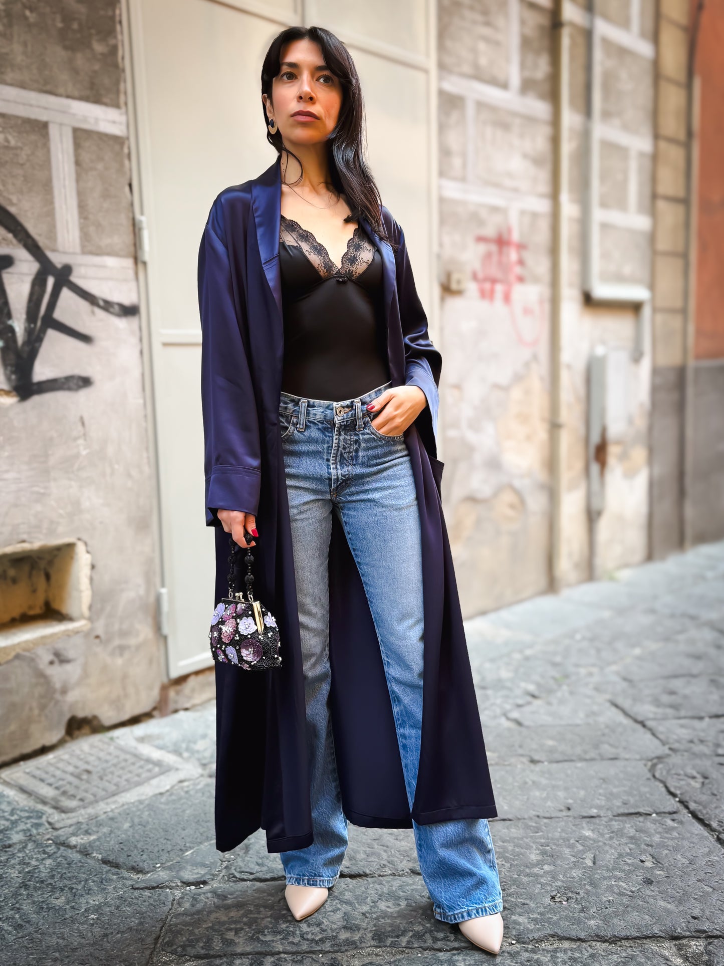 BORSETTA A MANO CON PAILLETTES