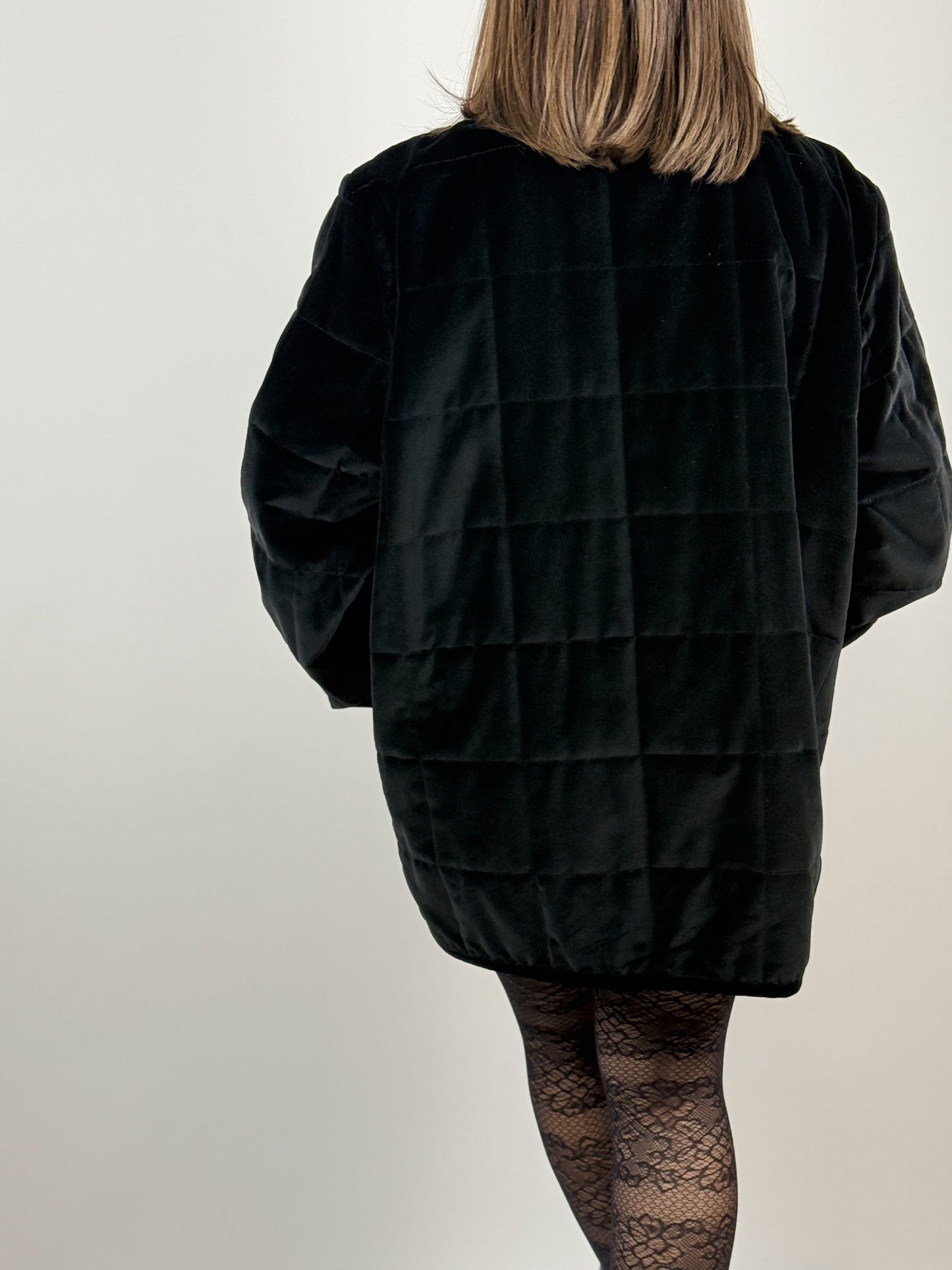 Giacca Trapuntata Velluto Andrea Marè Vintage - Eleganza Italiana