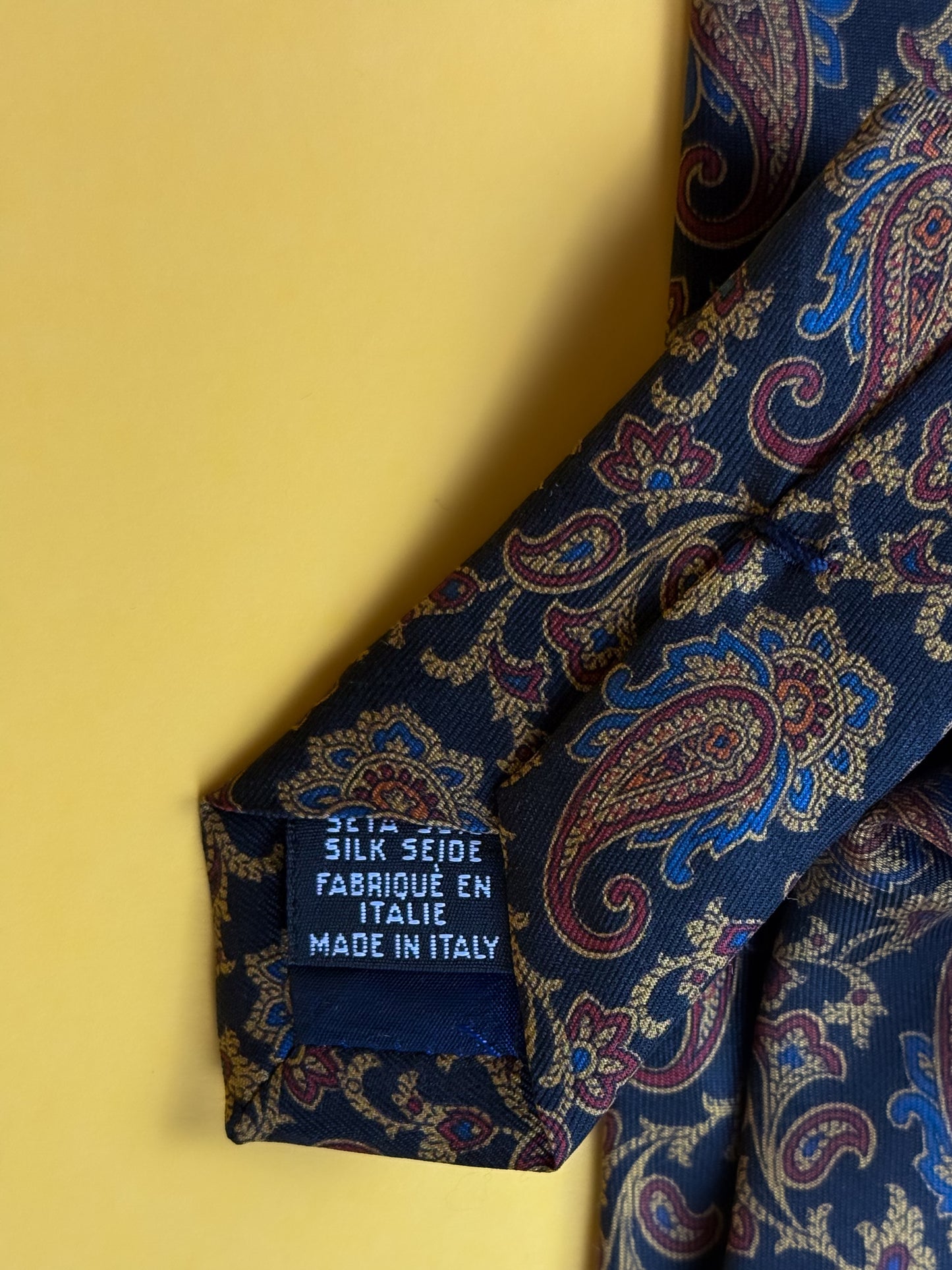 cravatta vintage seta