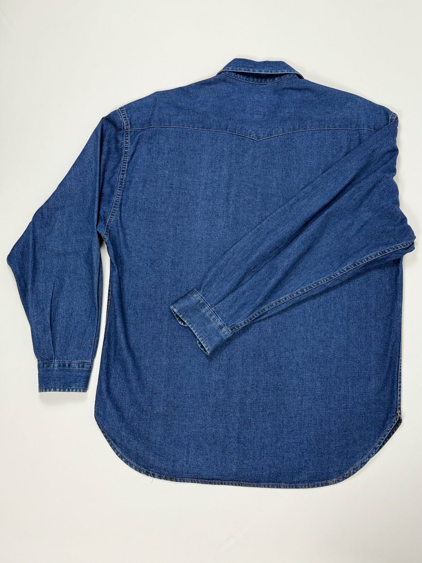 CHEMISE EN JEAN DÉLAVÉ FONCÉ CASUCCI