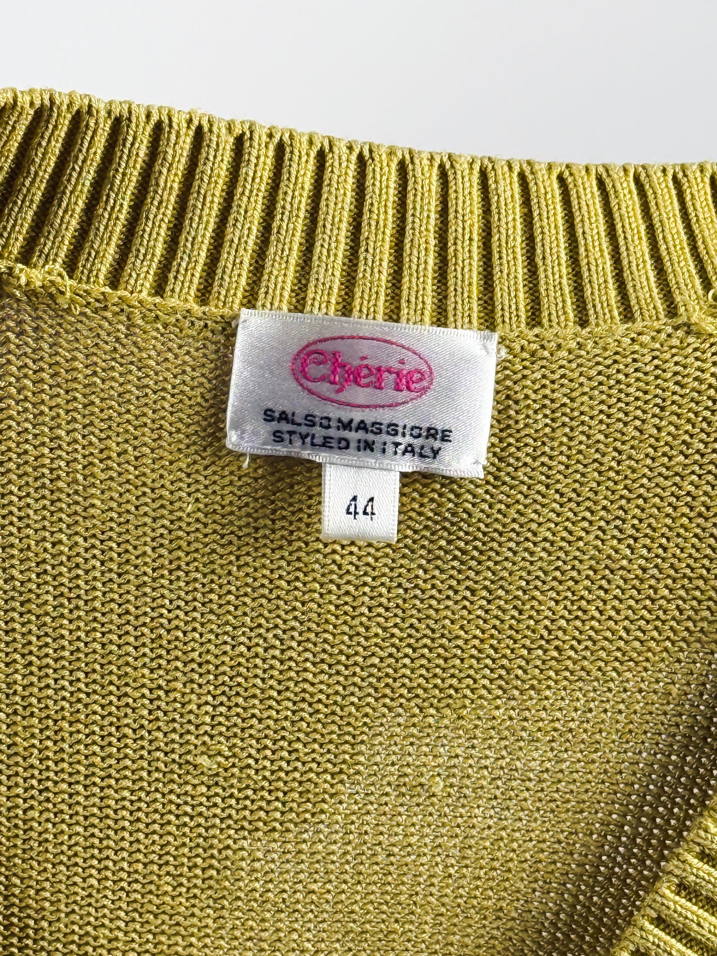 GILET VINTAGE IN MAGLINA DI SETA