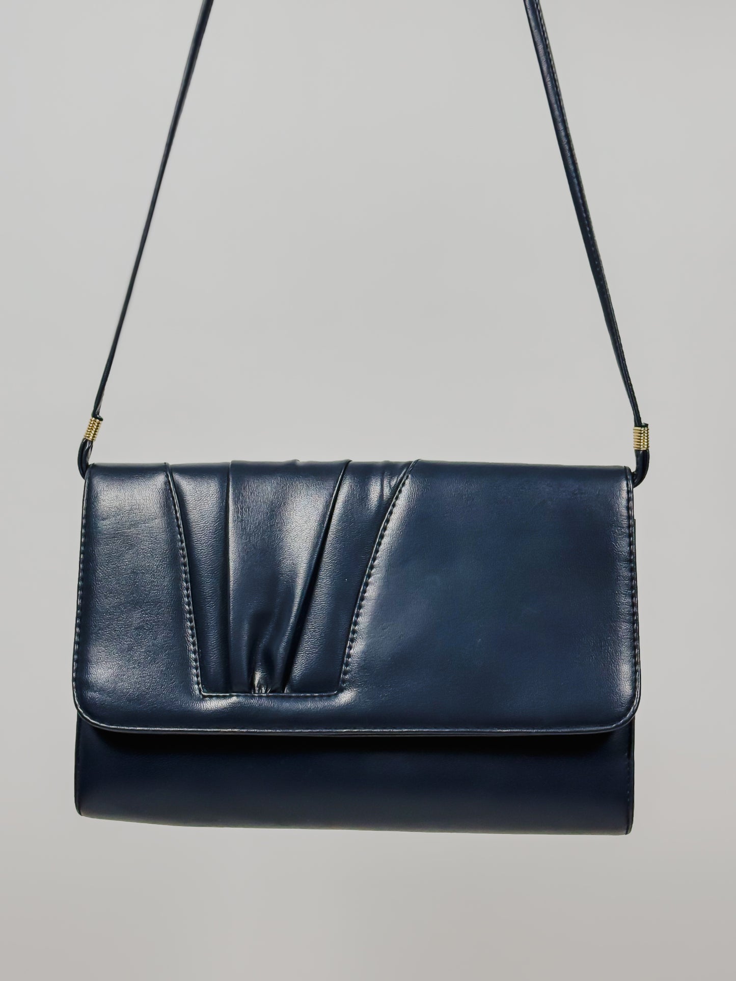 POCHETTE BLU CON TRACOLLA