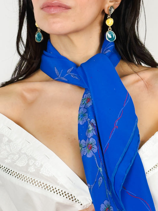 FOULARD IN SETA YSL VINTAGE