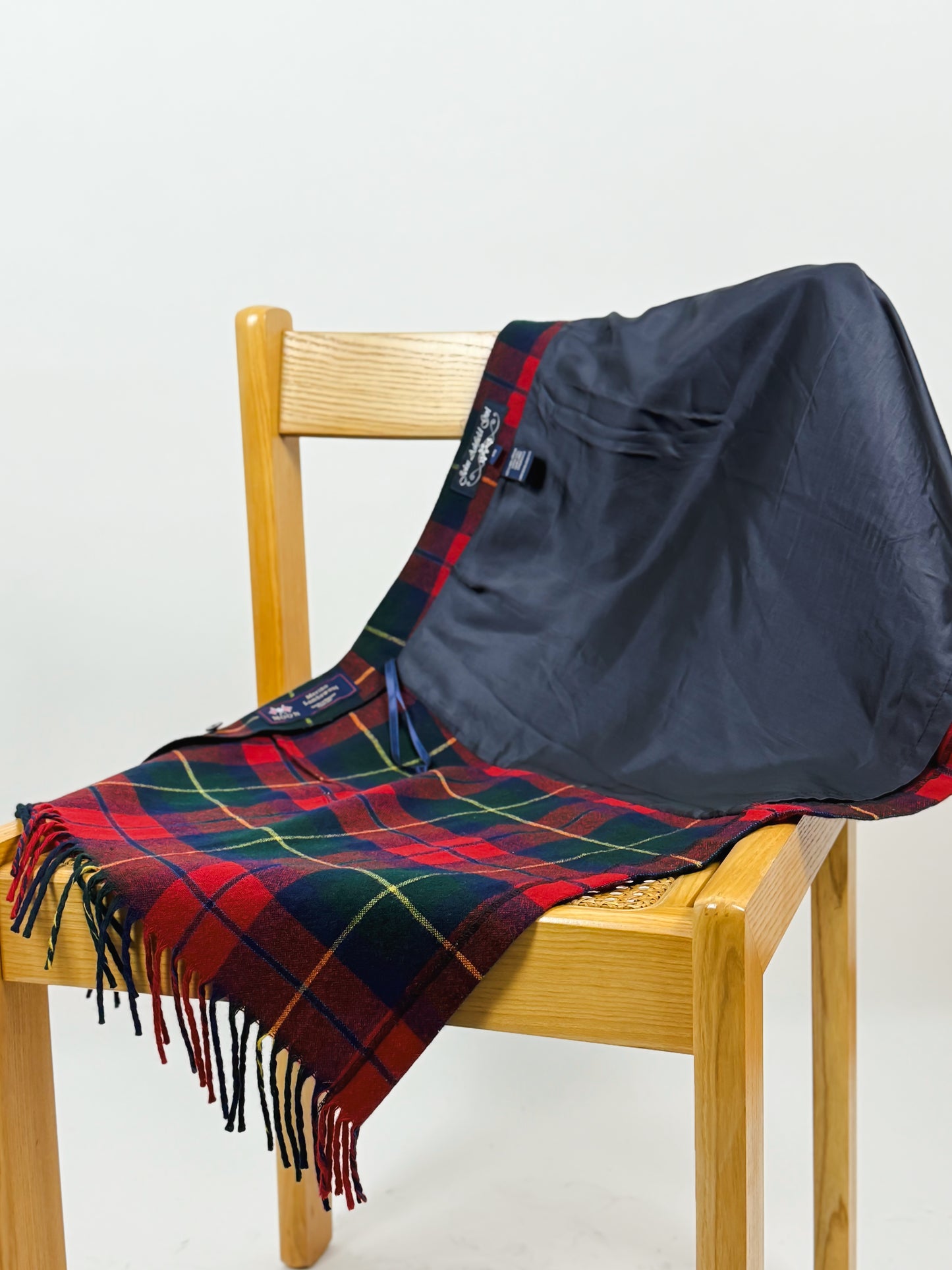 JUPE TARTAN EN LAINE VIERGE