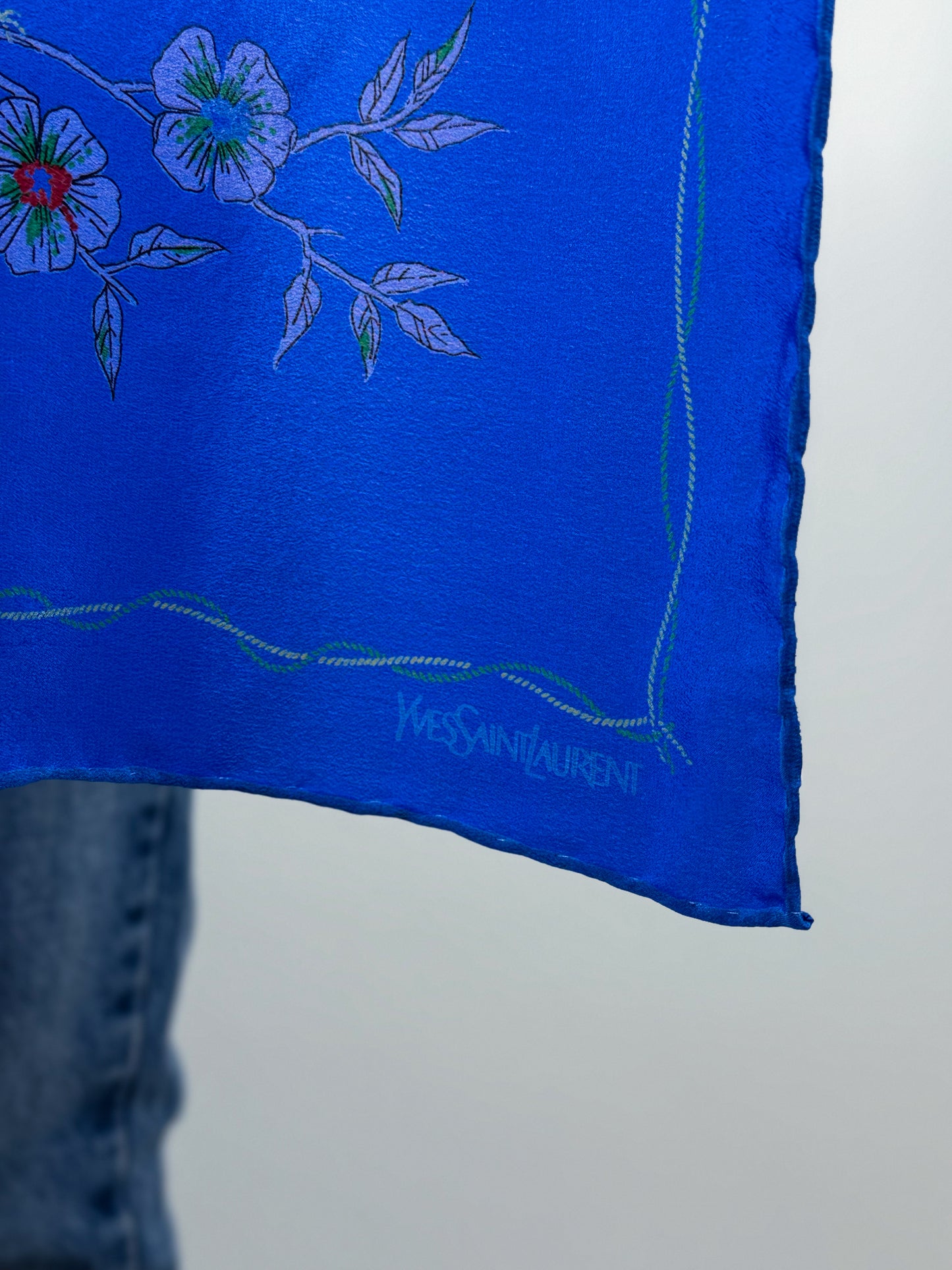 FOULARD IN SETA YSL VINTAGE