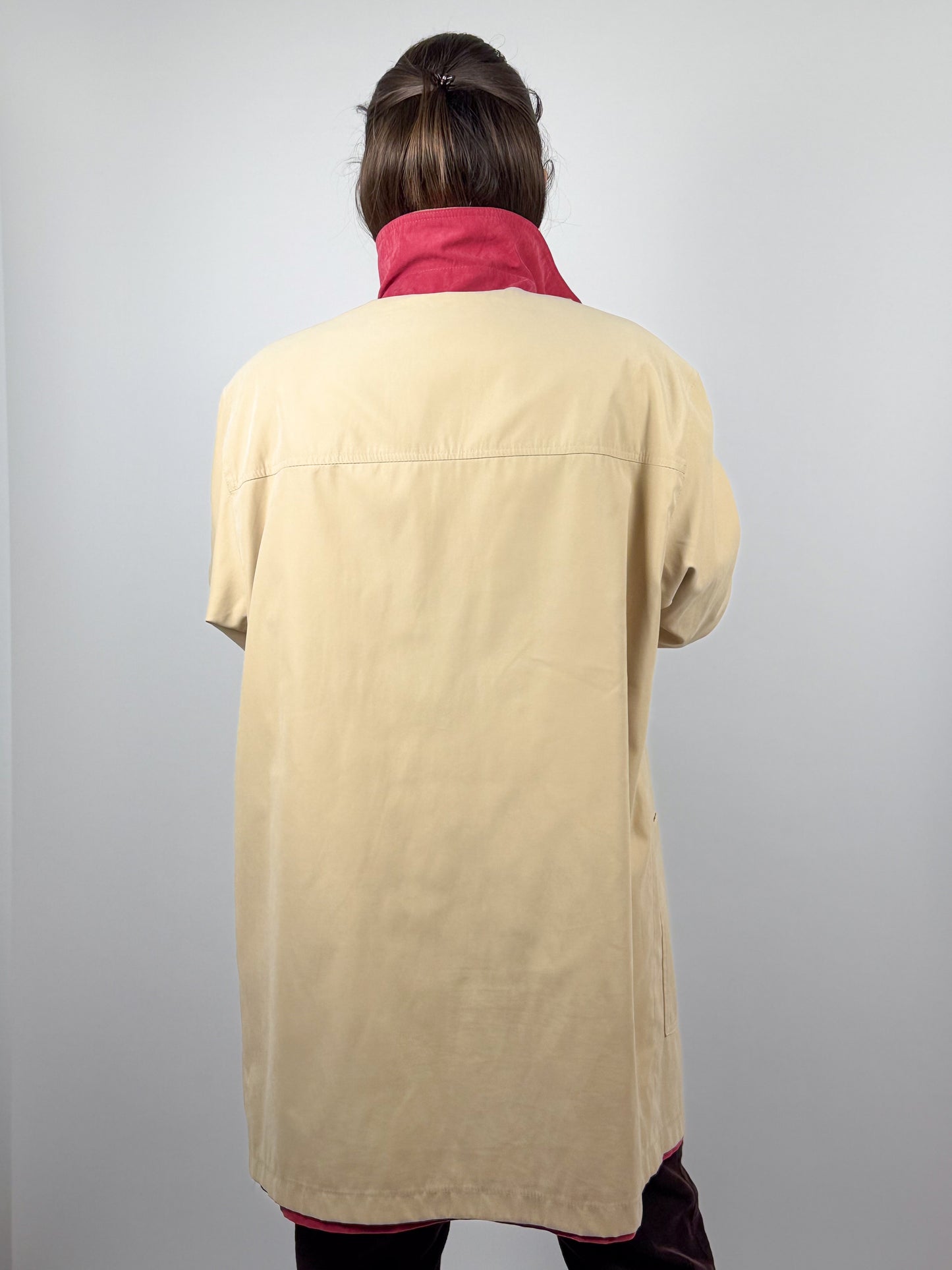 TRENCH SCAMOSCIATO REVERSIBILE