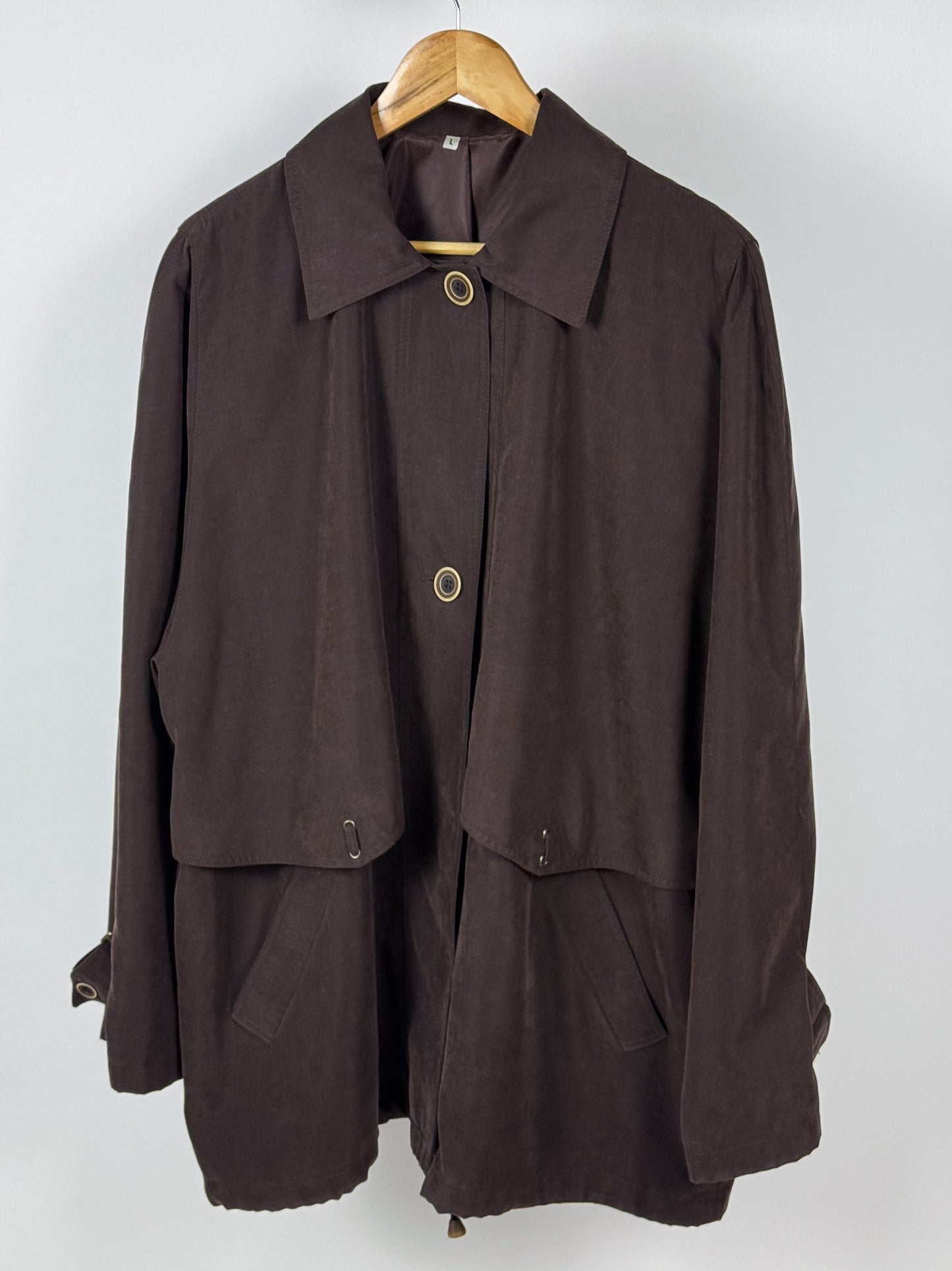 TRENCH ANNI '80 SCAMOSCIATO