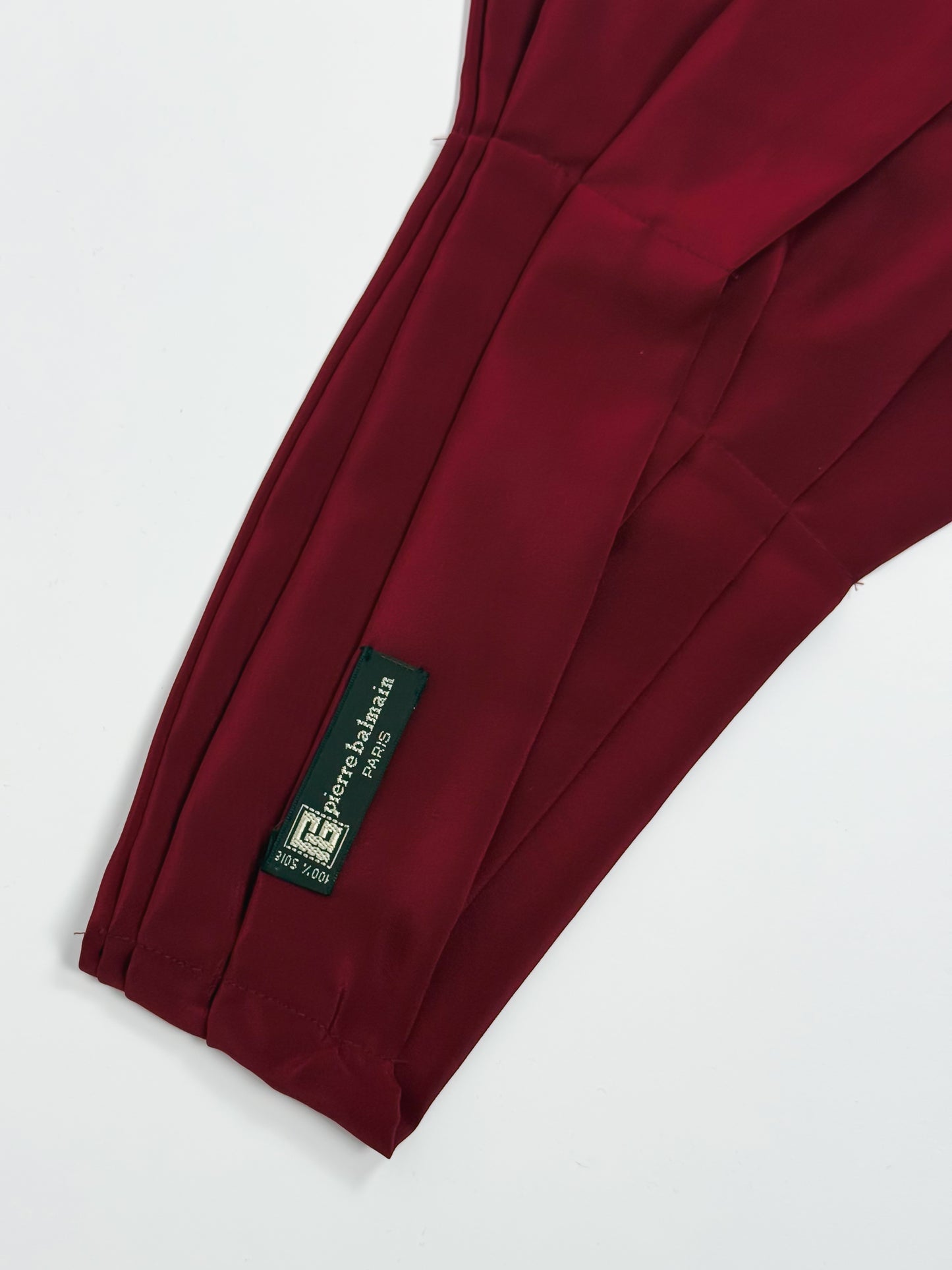 etichetta balmain paris seta