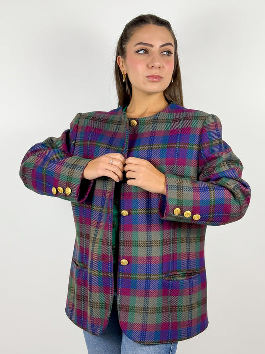 Giacca Luisa Spagnoli Vintage Anni '80 in Pura Lana