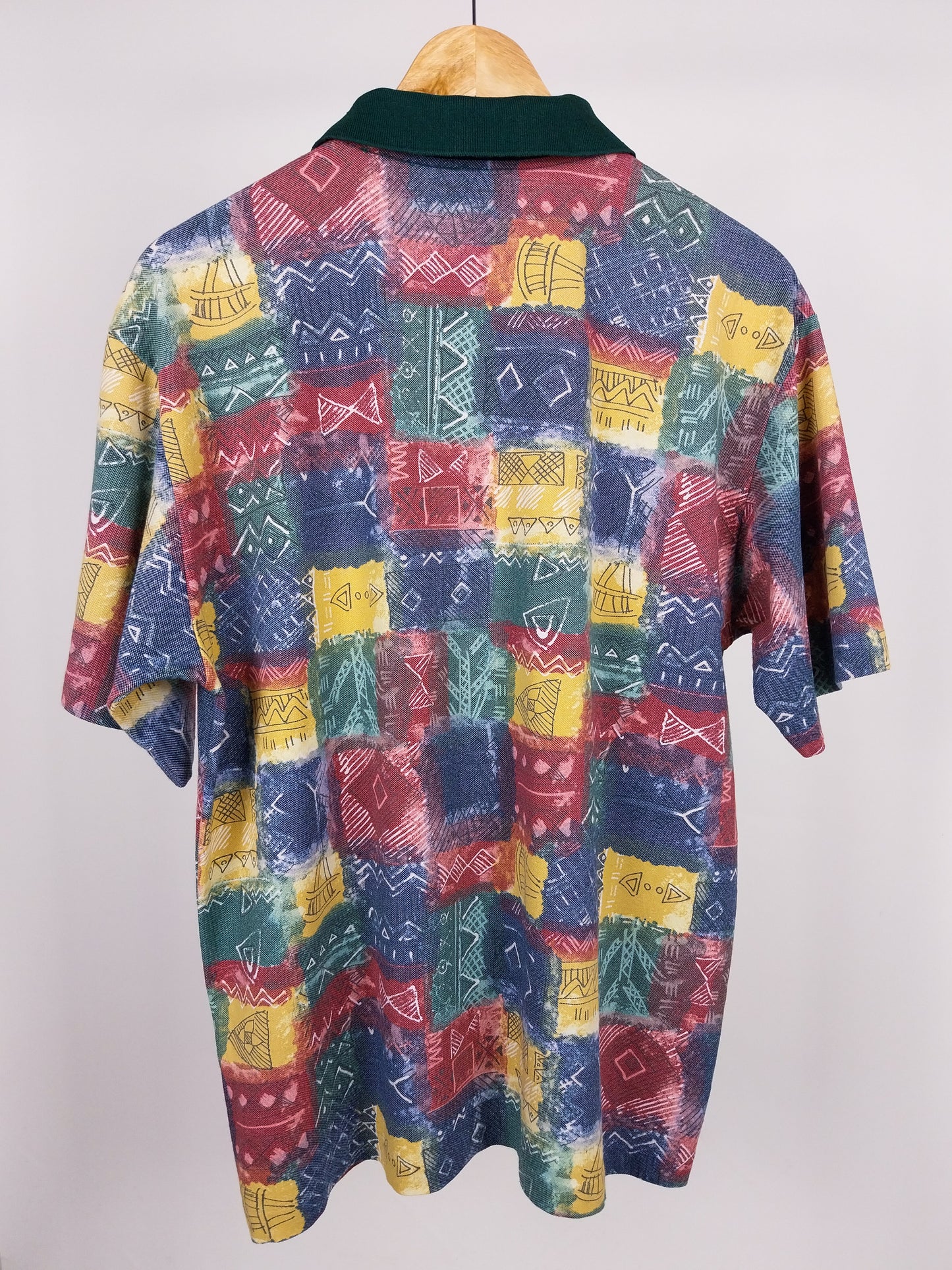 Polo FILA vintage anni ’90 – fantasia all-over