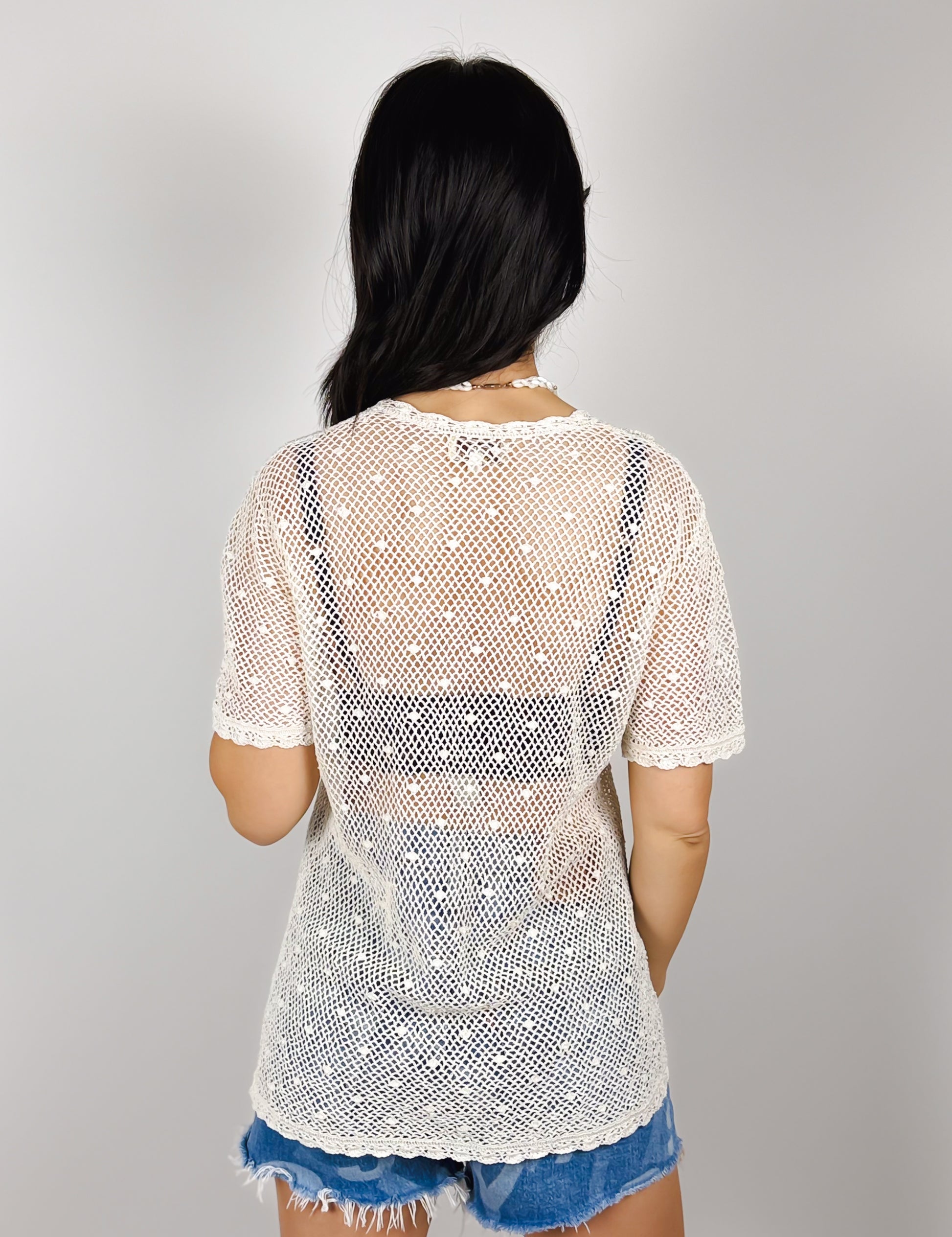 maglietta uncinetto vintage