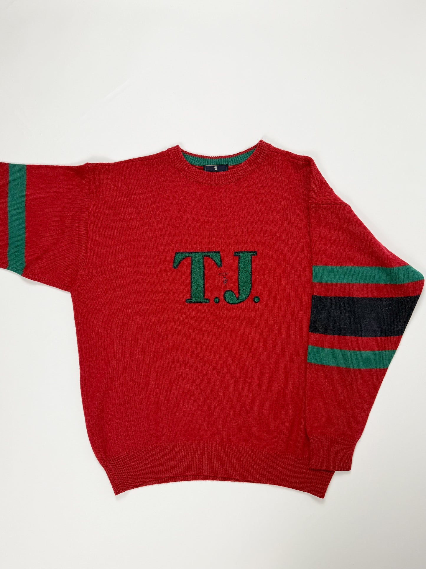 Pullover Trussardi Jeans Vintage - Lusso Italiano in Alpaca e Lana