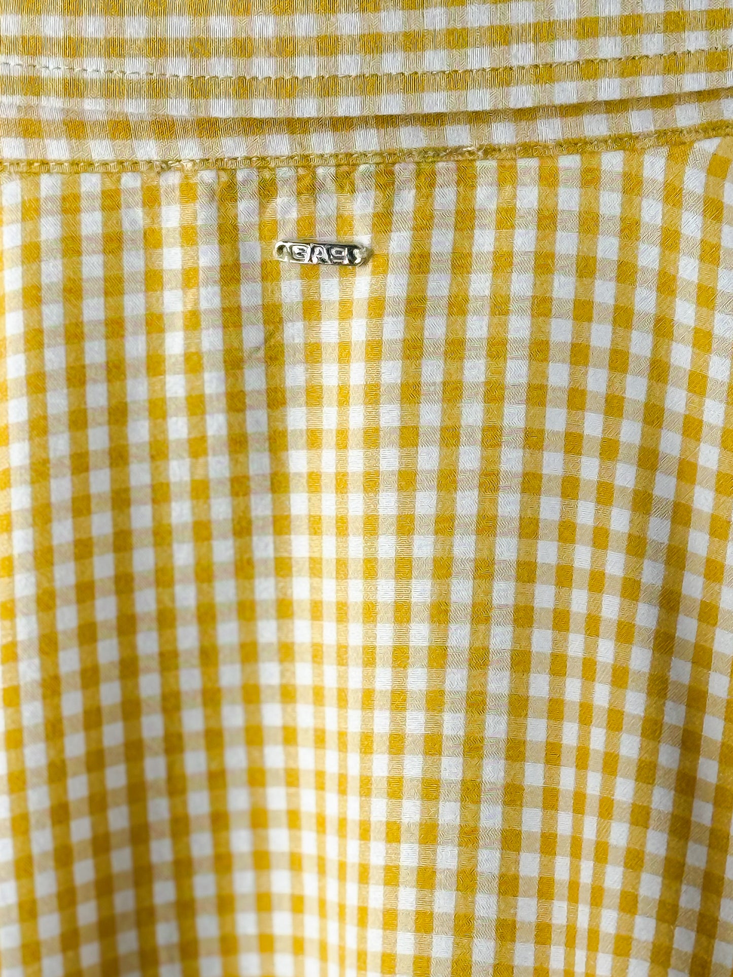 CAMICIA GAS FANTASIA VICHY GIALLA