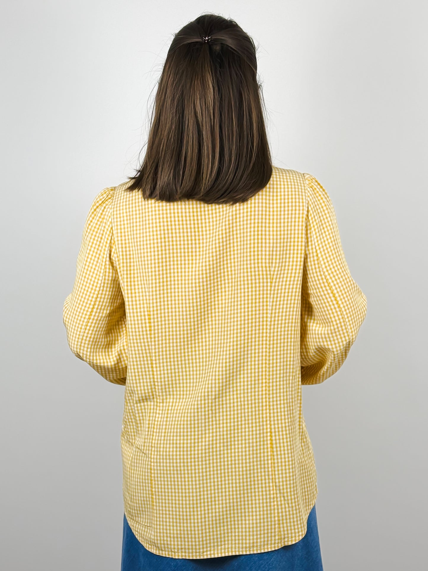 CAMICIA GAS FANTASIA VICHY GIALLA