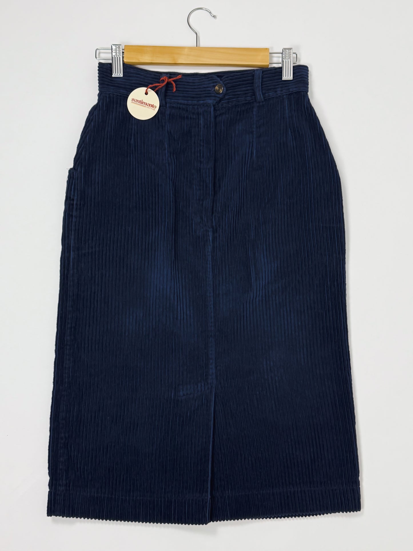 JUPE EN VELOURS CÔTELÉ