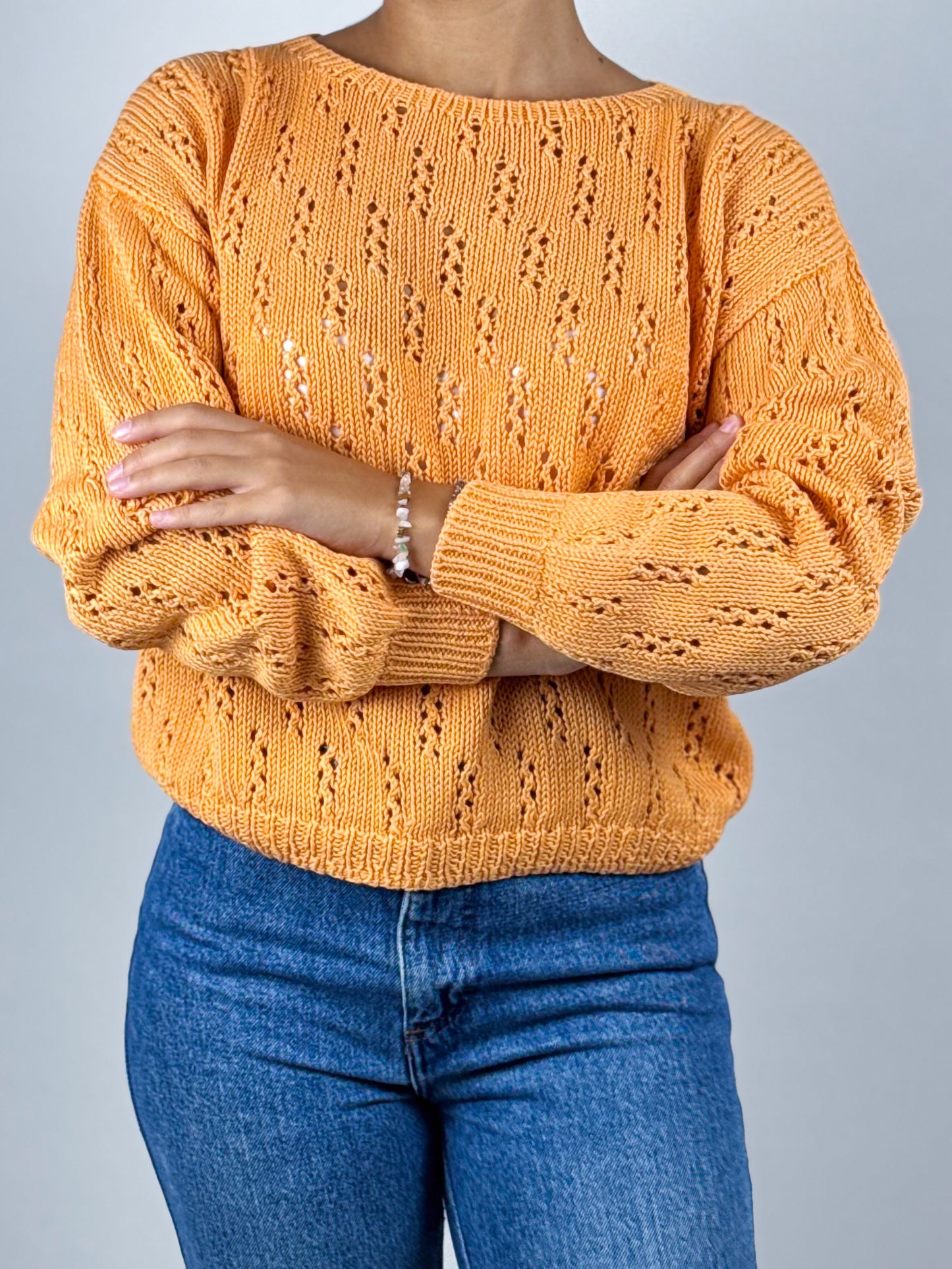 Maglioncino Vintage Cotone Traforato