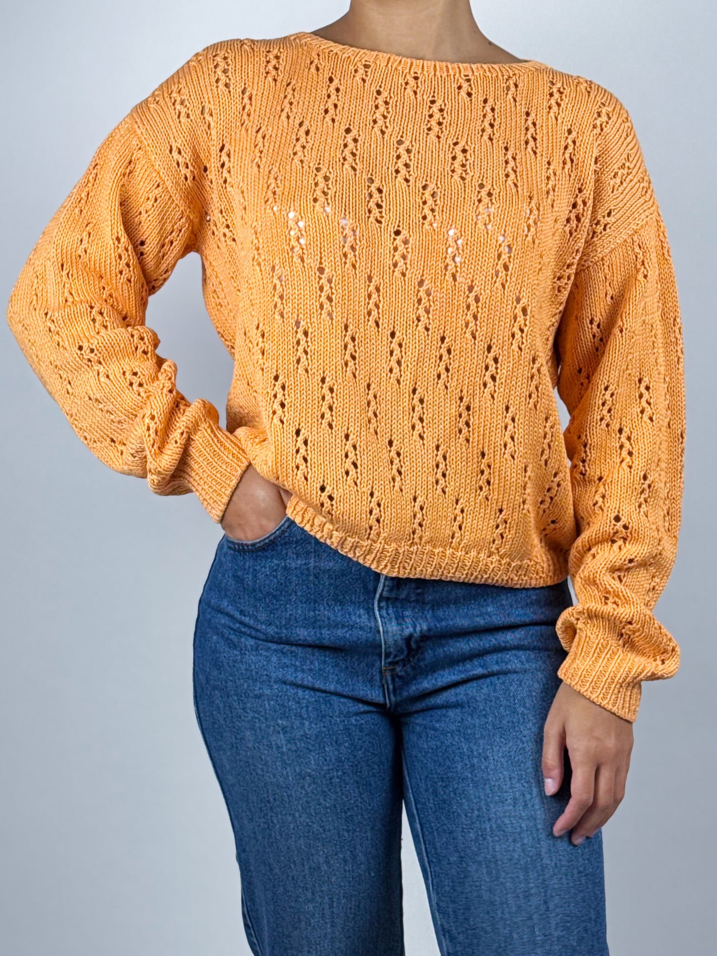 Maglioncino Vintage Cotone Traforato