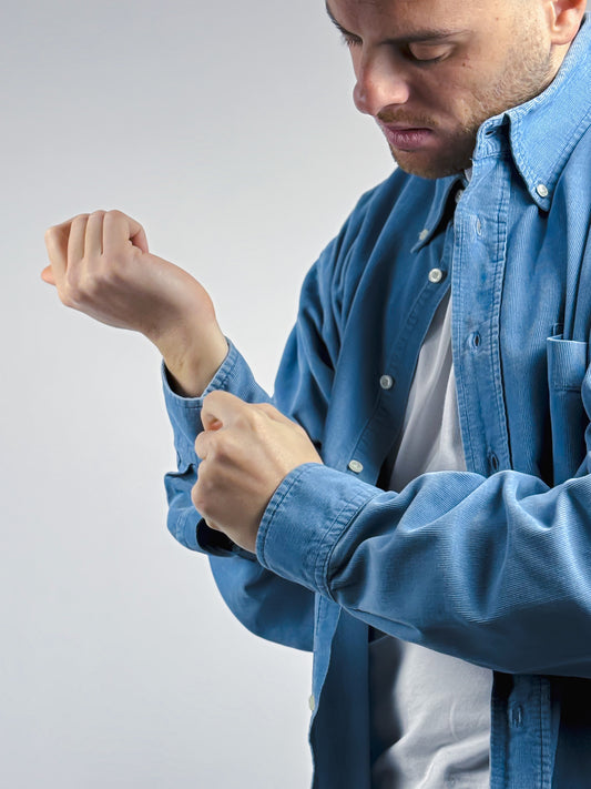 Camicia Velluto a Coste Mc Neal - Cotone Carta da Zucchero XL