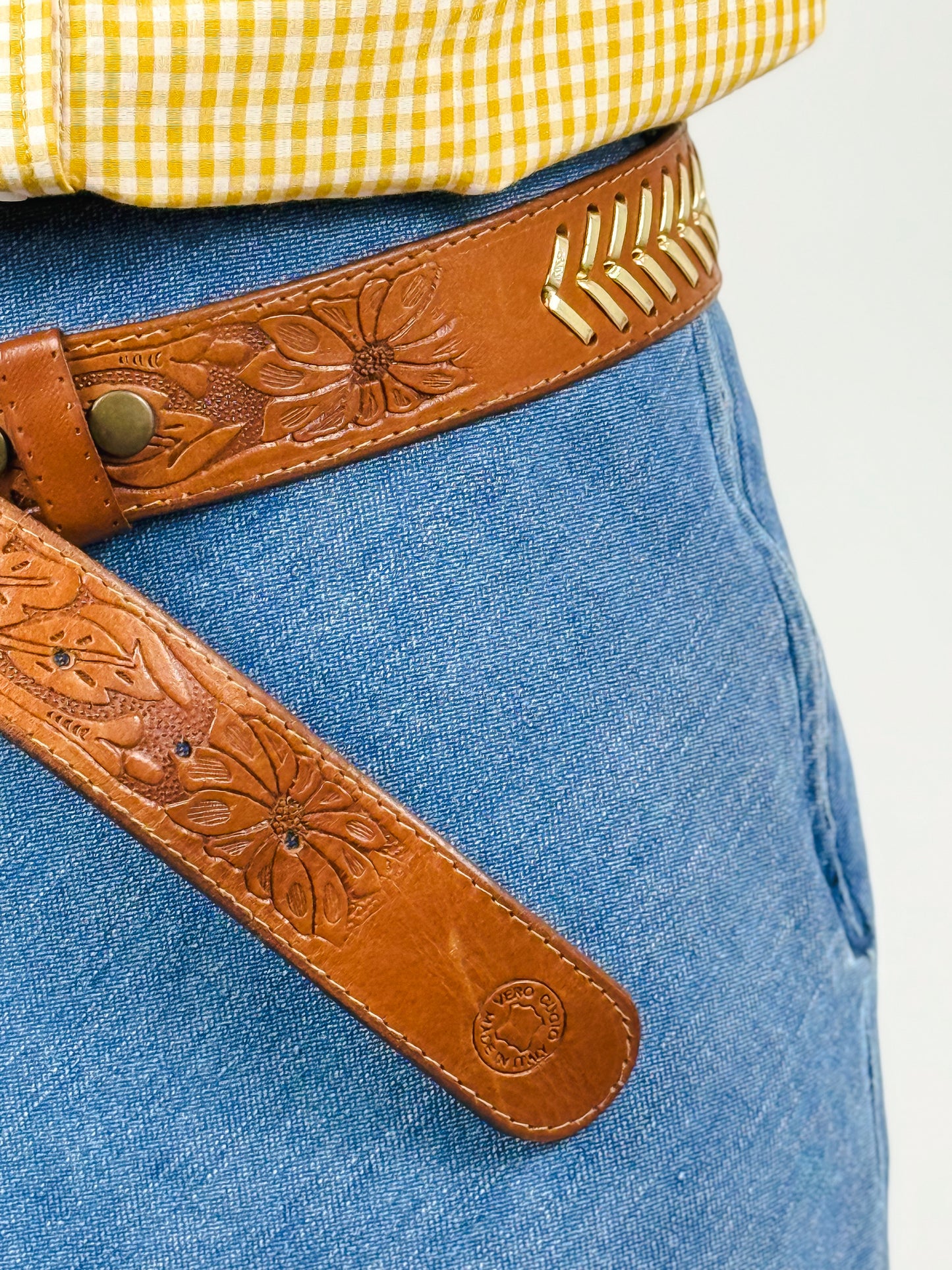 CINTURA DI CUOIO EL CHARRO