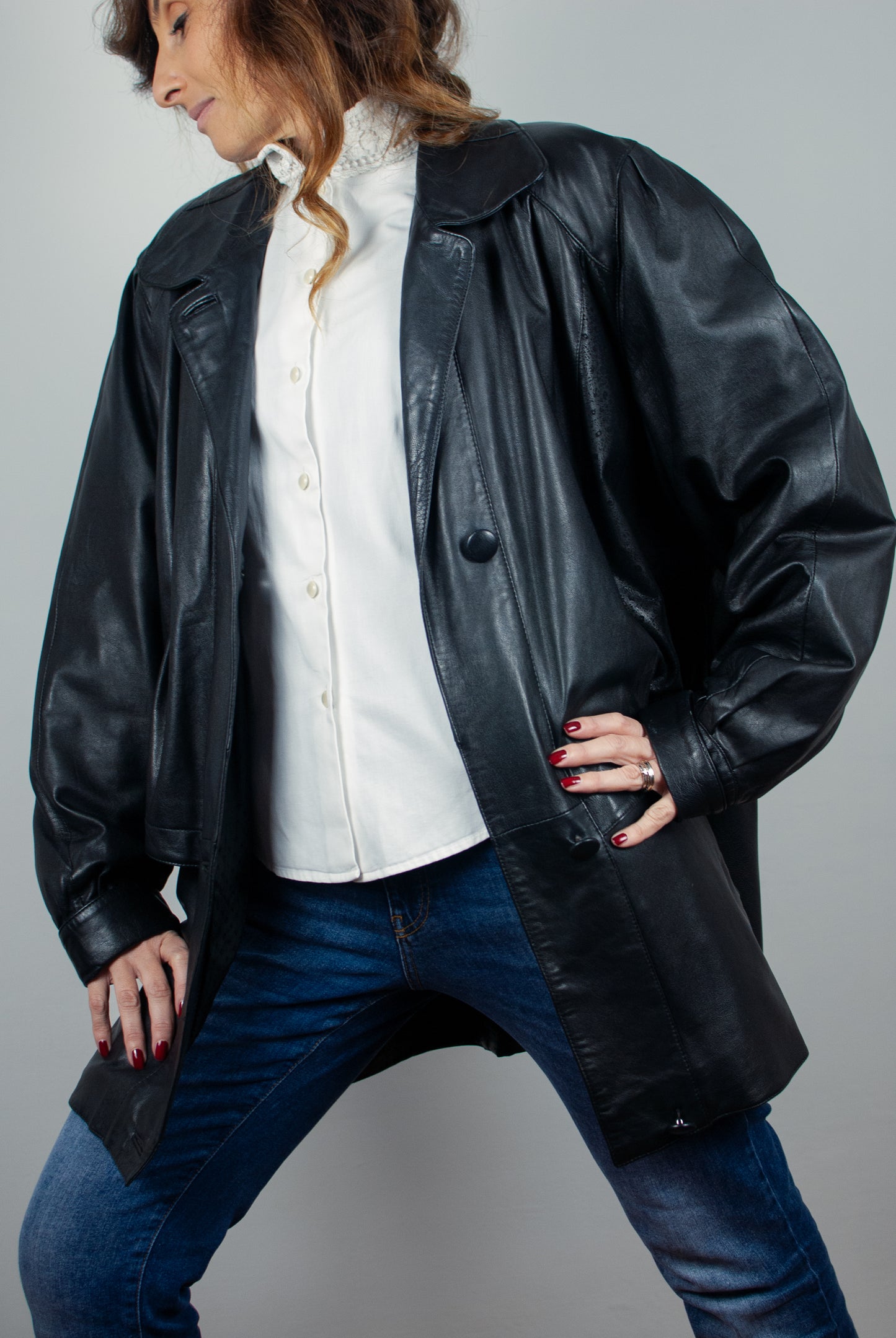 GIACCIA IN VERA PELLE VINTAGE