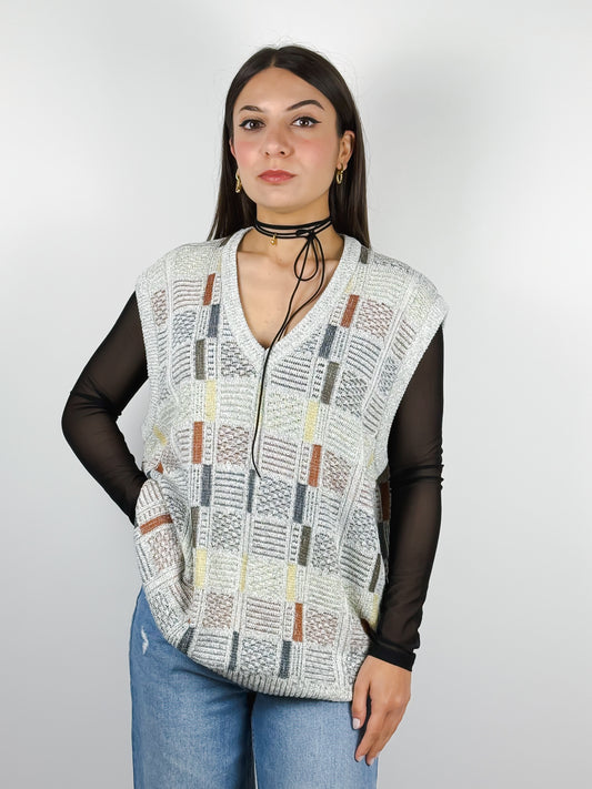 GILET VINTAGE Y2K IN MAGLINA
