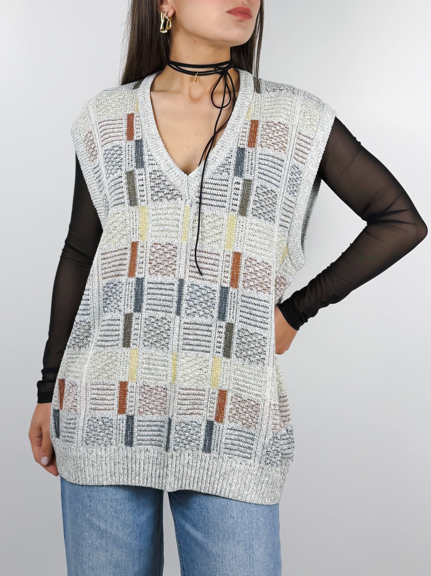 GILET VINTAGE Y2K IN MAGLINA