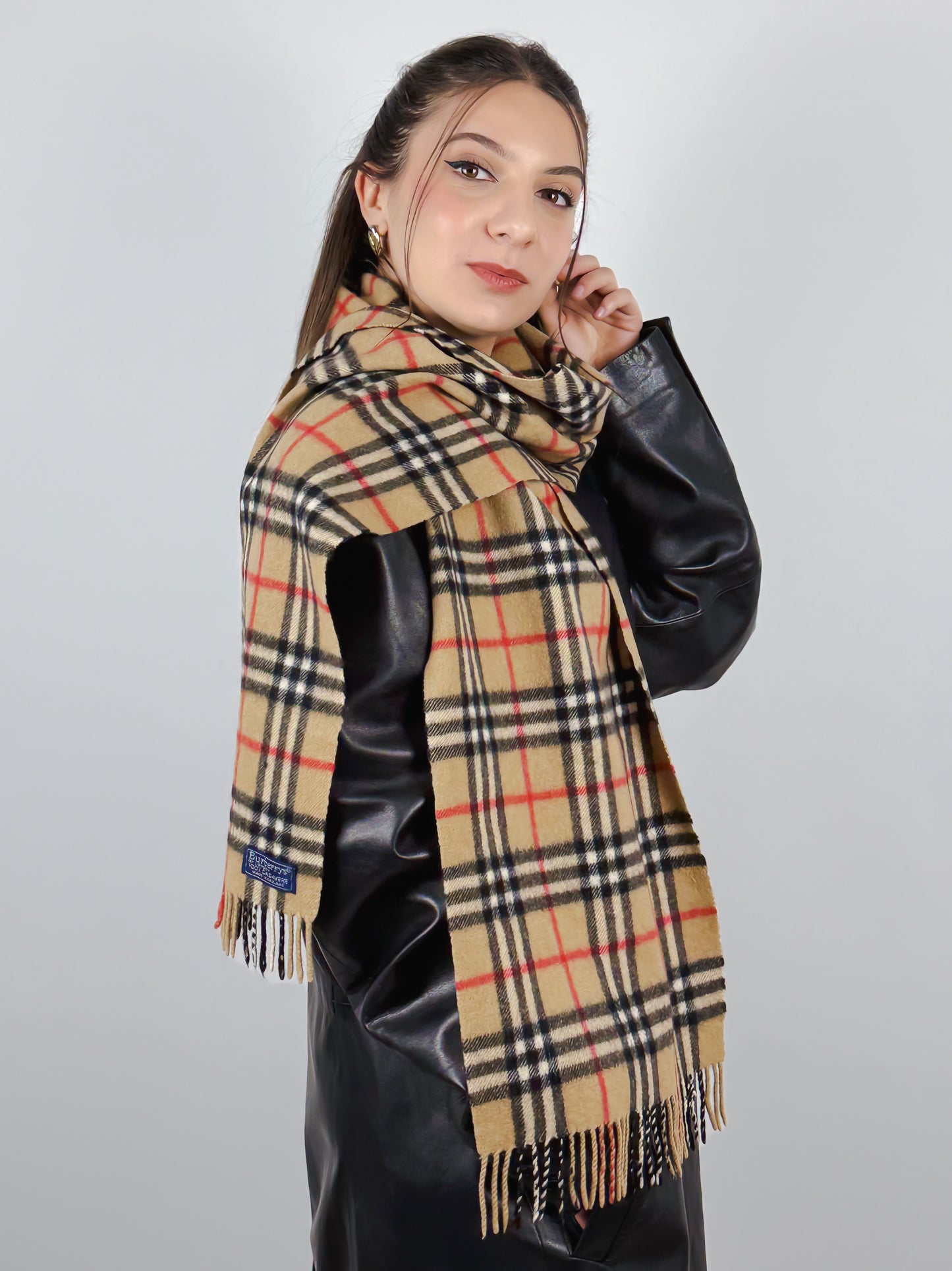 SCIARPA BURBERRYS VINTAGE IN CASHMERE