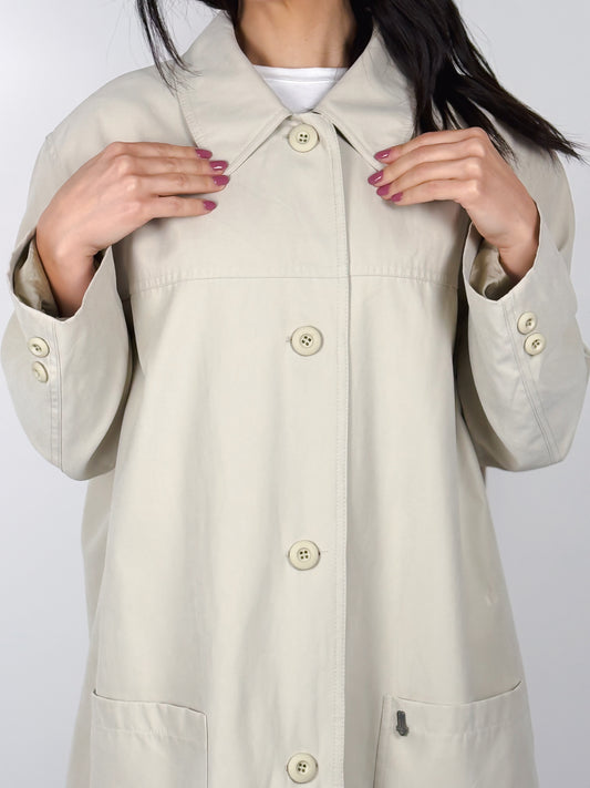 TRENCH BEIGE CORTO