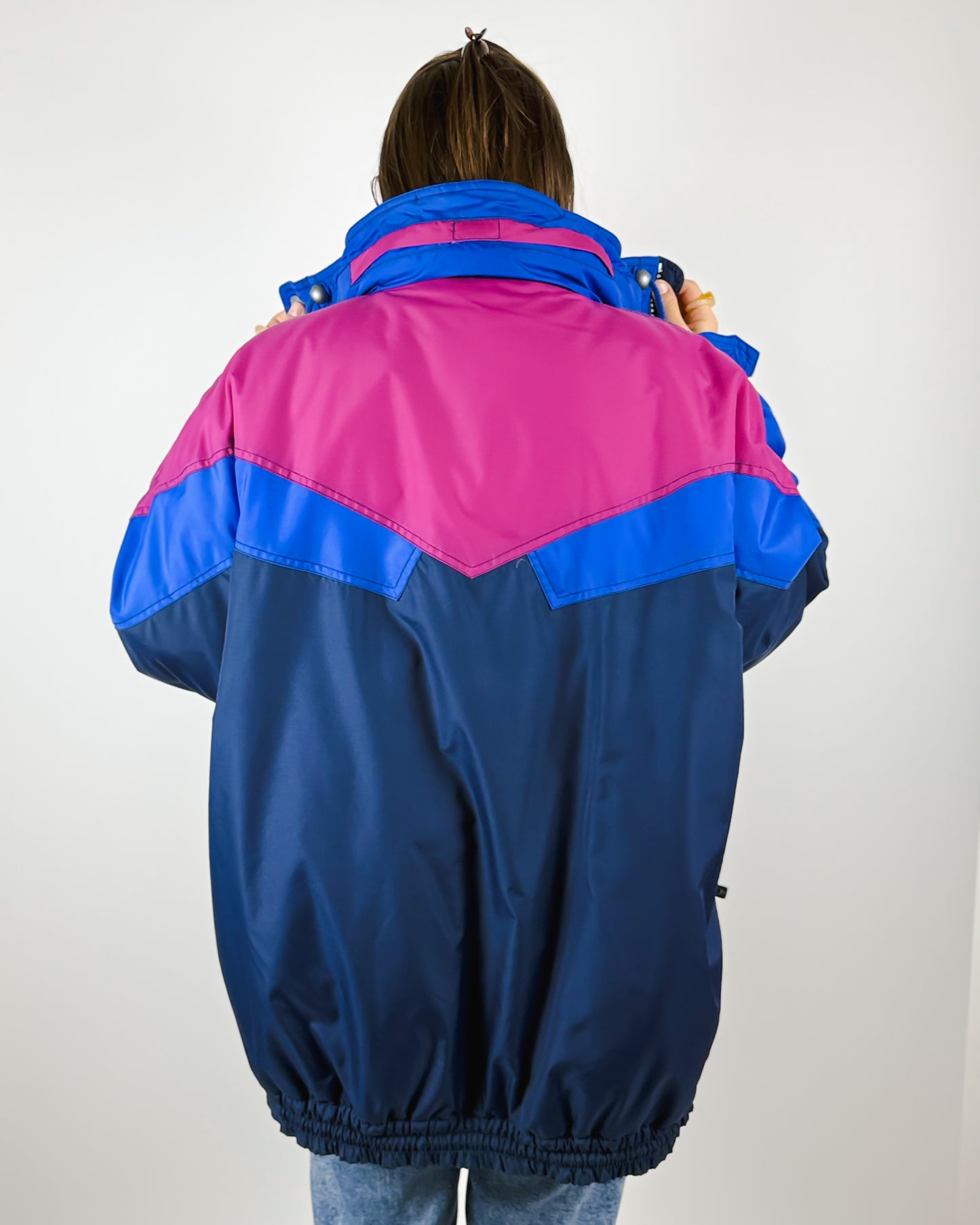 Giacca Sci Vintage Imbottita Uomo Anni '80