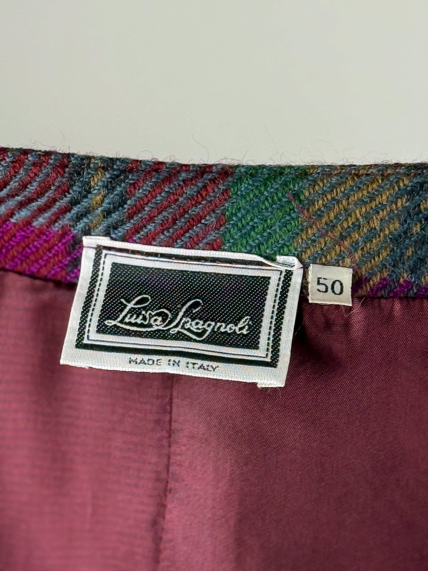 Giacca Luisa Spagnoli Vintage Anni '80 in Pura Lana