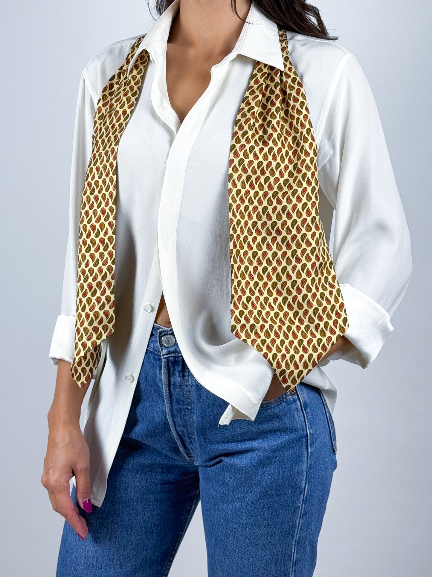 Ascot a fantasia vintage in seta