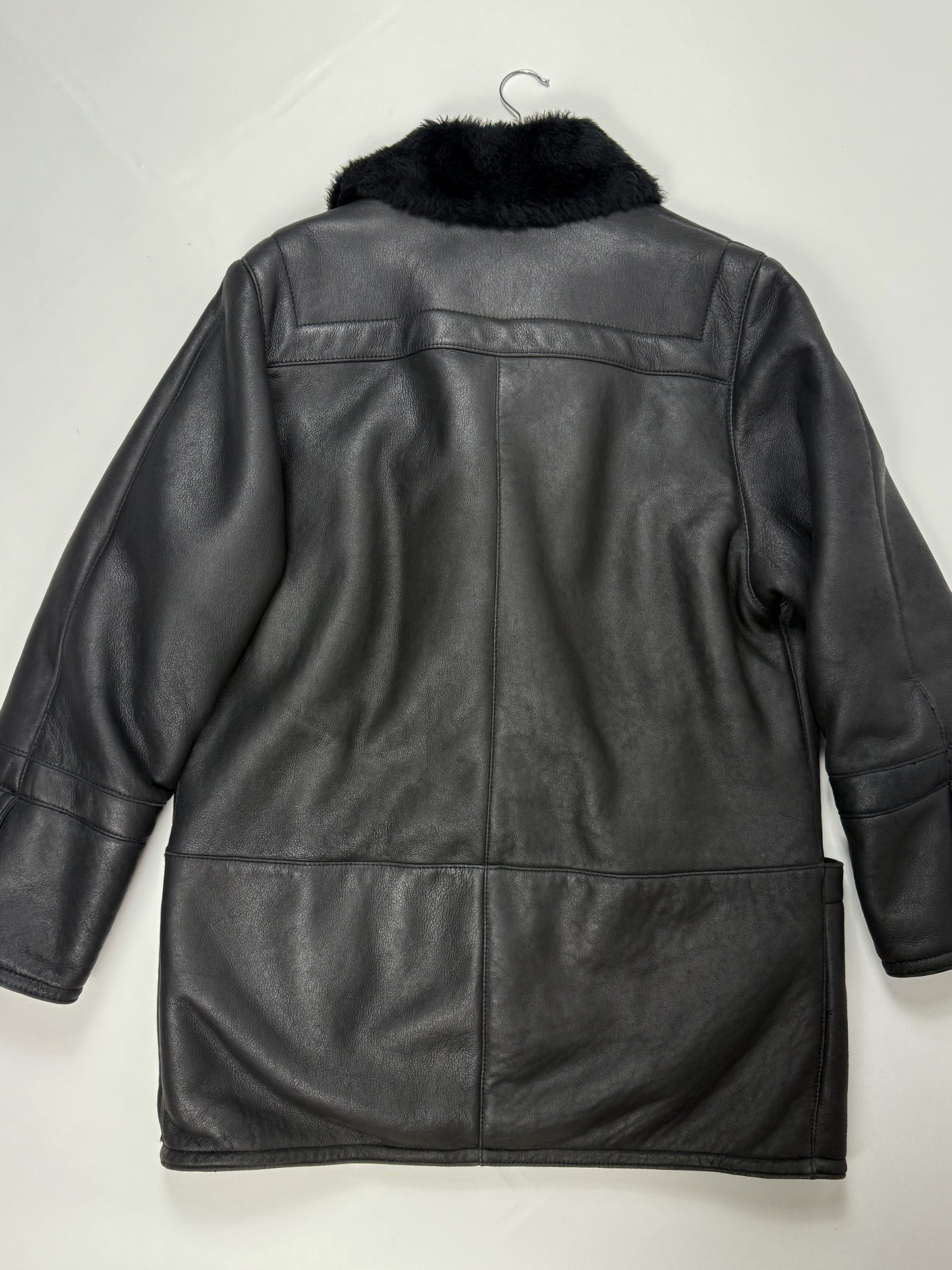 Montone Nero Original Shearling Vintage Donna