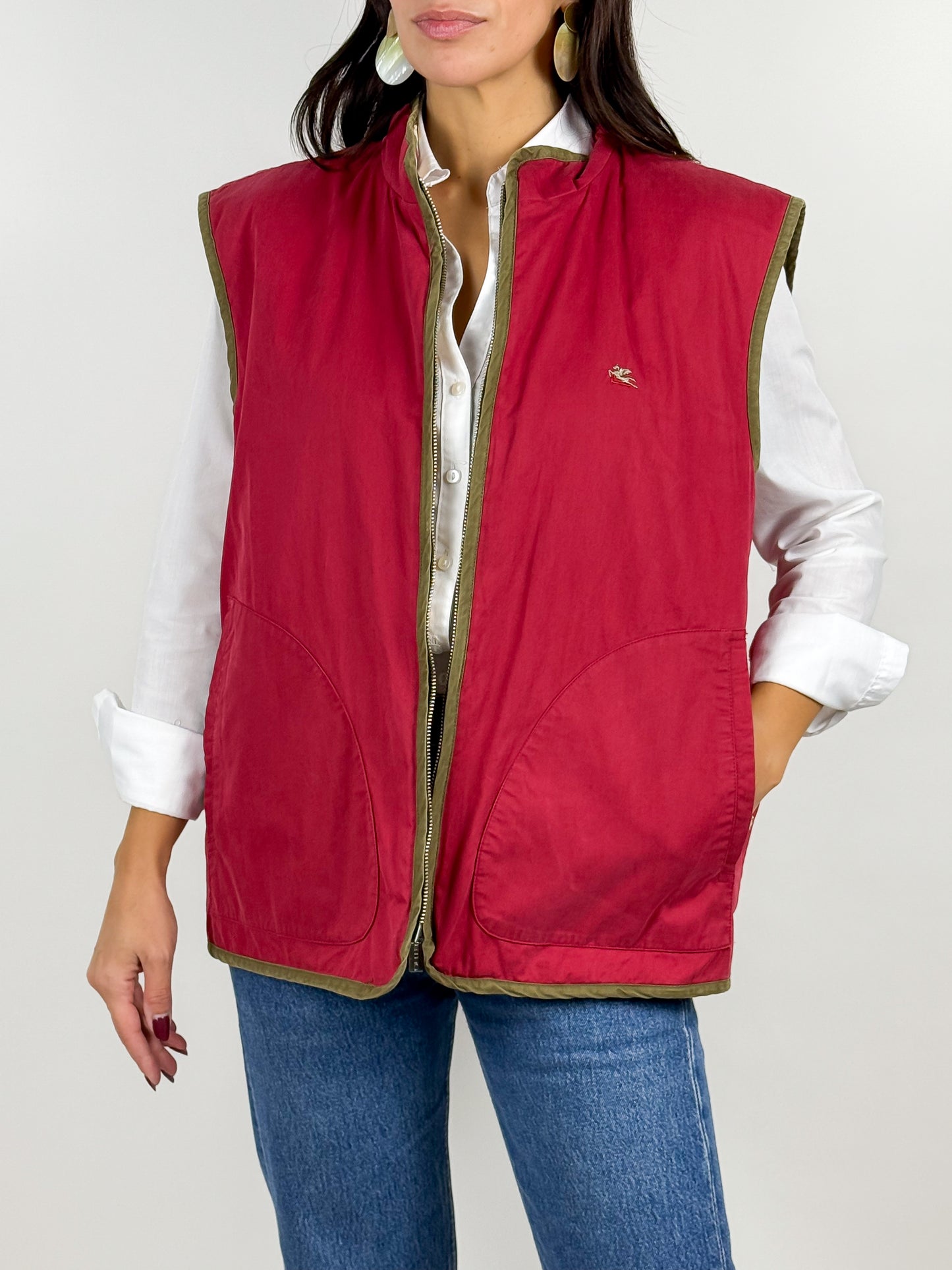 Smanicato Etro Milano Vintage Double Face Trapuntato - Made in Italy