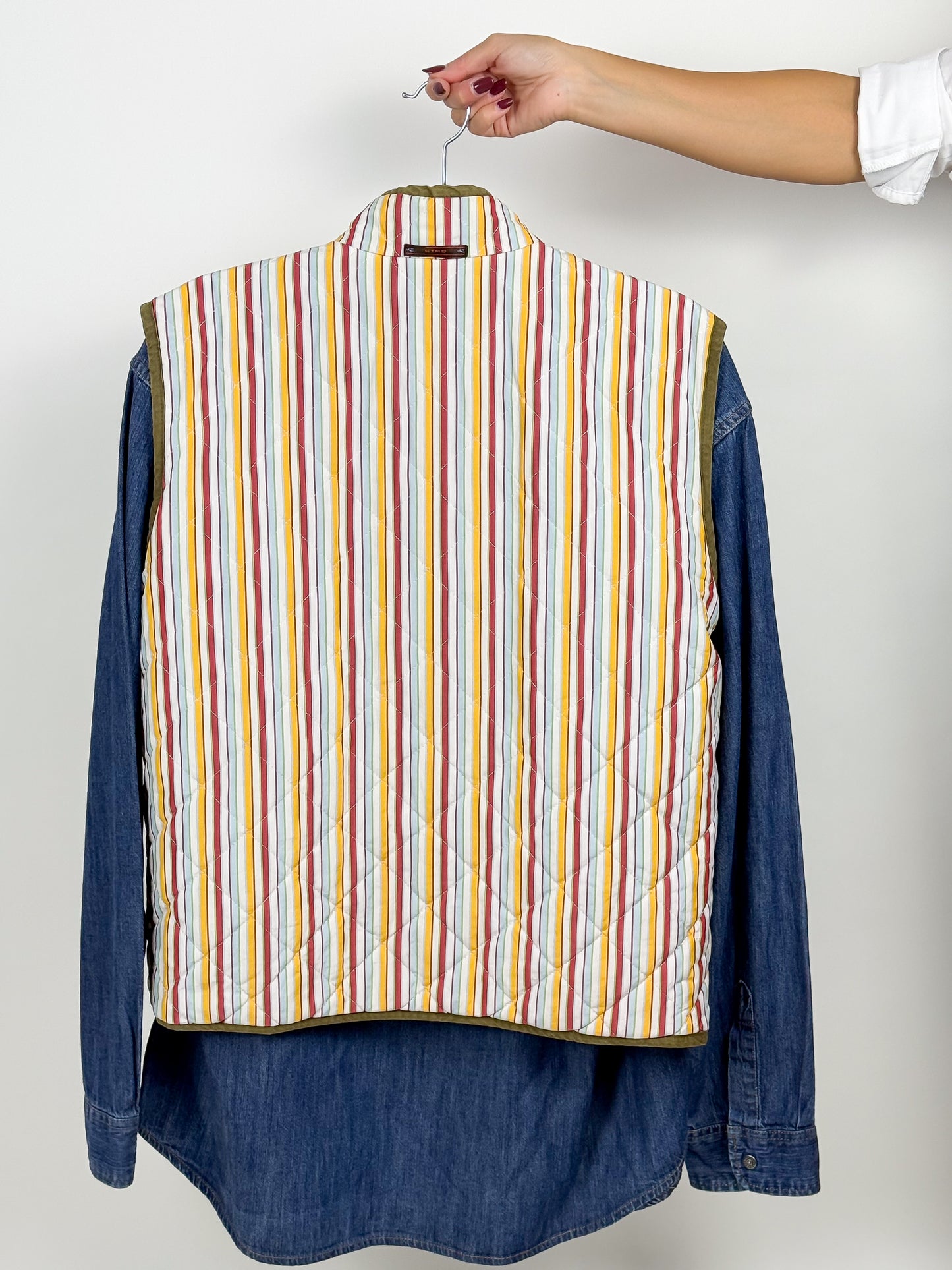 Smanicato Etro Milano Vintage Double Face Trapuntato - Made in Italy