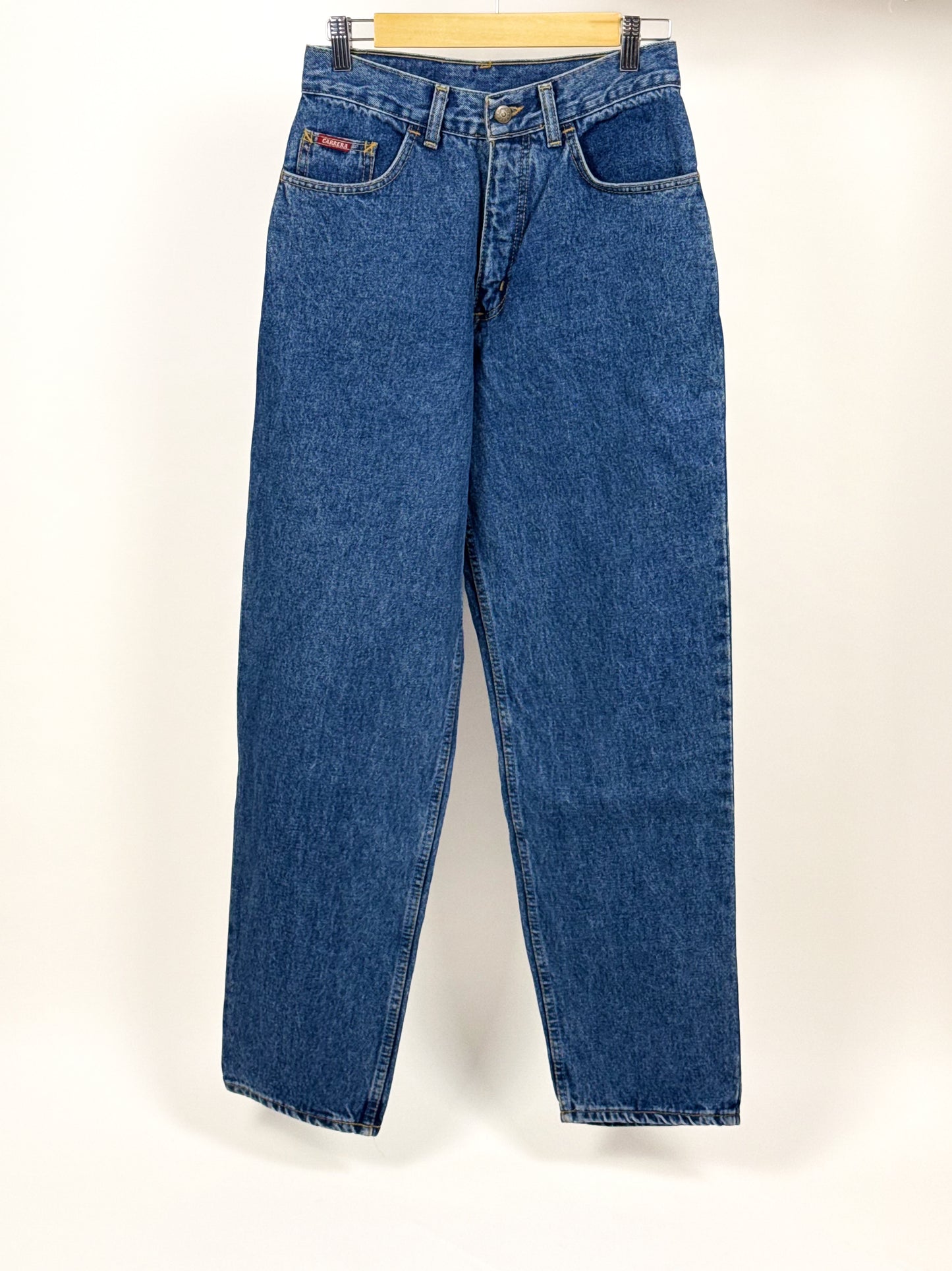 Jeans Vintage Carrera da Donna – lavaggio blu, modello dritto
