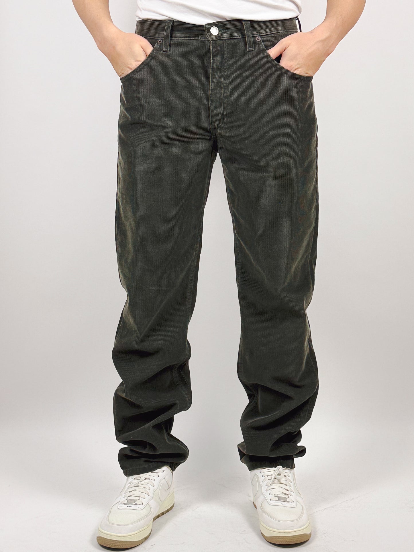 PANTALONI VELLUTO A COSTE RIFLE