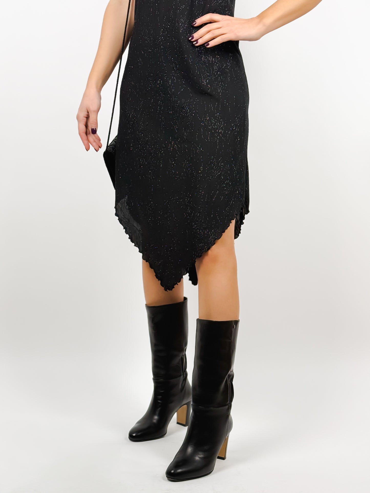 Abito da Sera Brillantinato Vintage - Eleganza Senza Tempo