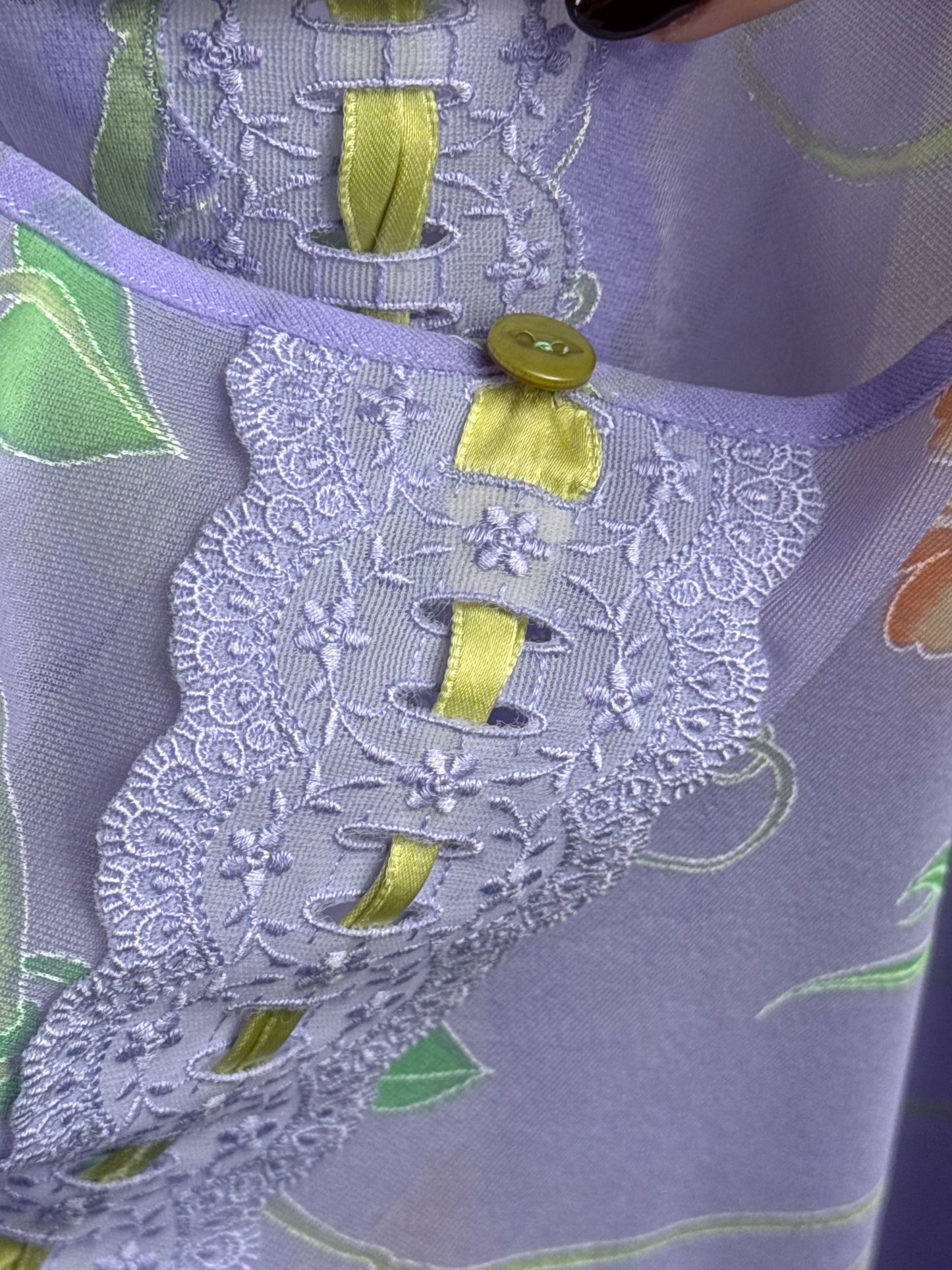 Abito Sottoveste Vintage La Perla Lingerie Trasparente Made in Italy