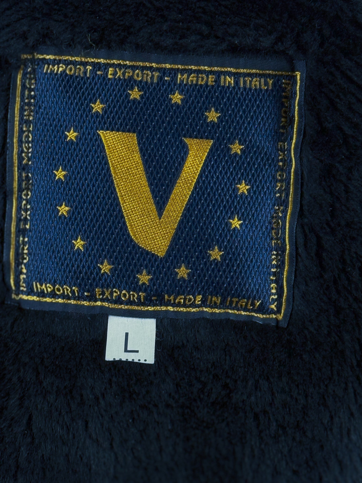 Montone Nero Anni '70 Original Shearling - Vintage Made in Italy