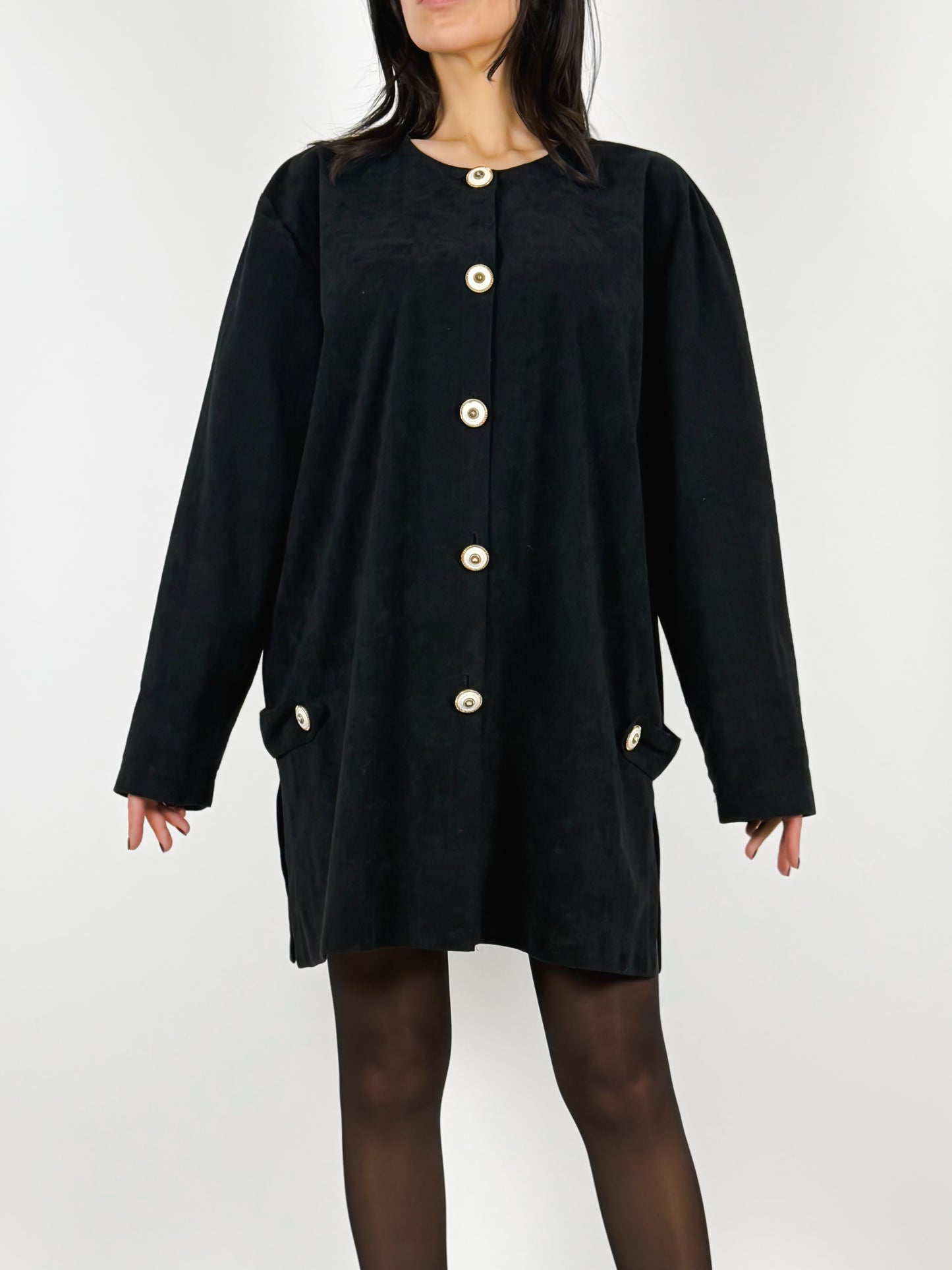 GIACCA LUNGA VELLUTO