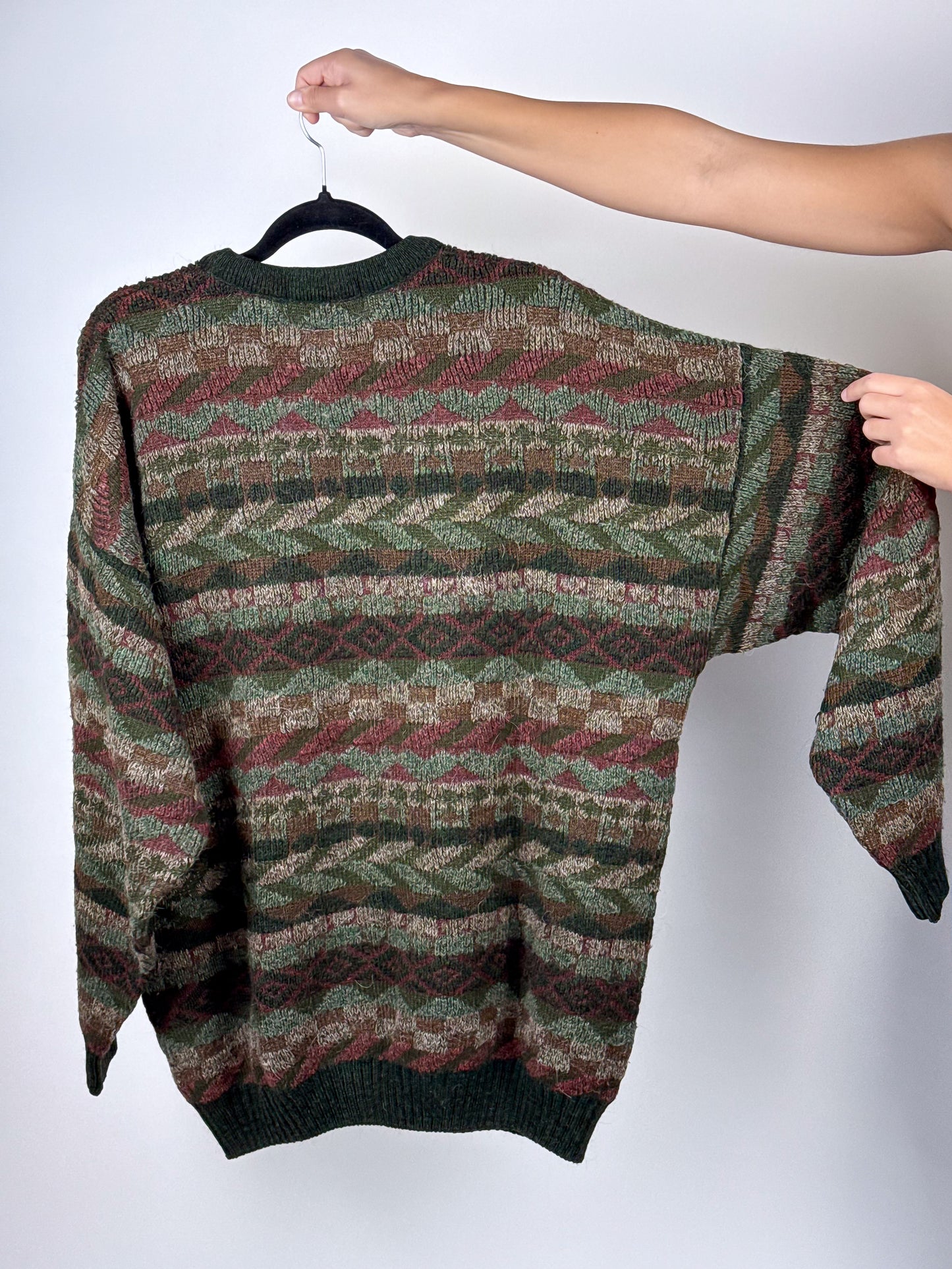 Maglione Vintage Anni '90 Unisex Lana Made in Italy