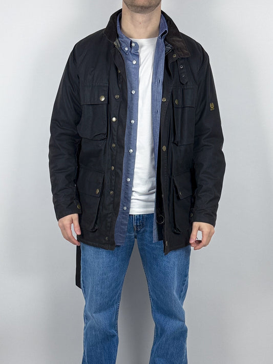 Giacca Cerata Belstaff Trialmaster Anni '90 - Autentico Vintage