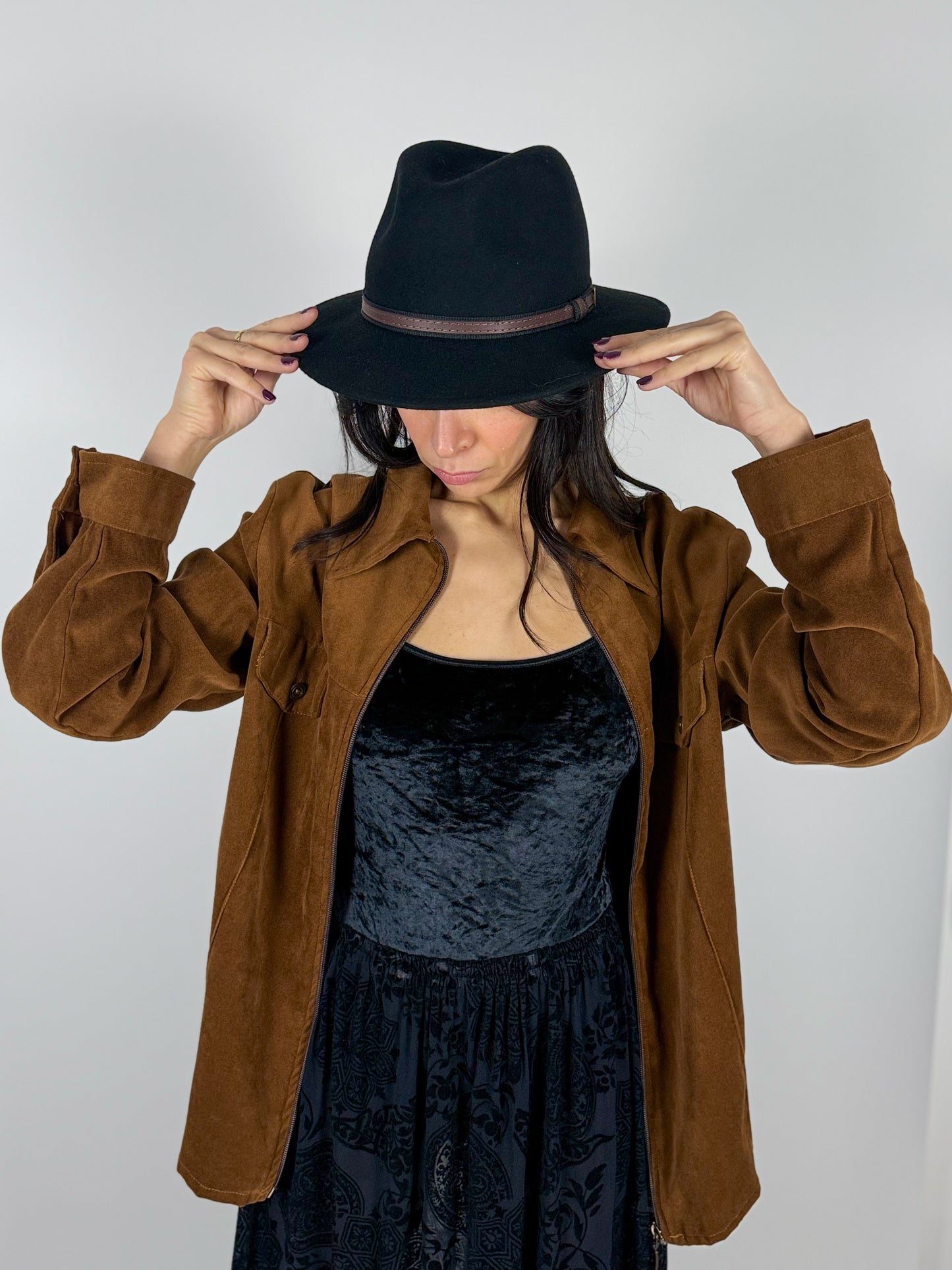 Cappello Fedora Vintage Faustmann Germany - In lana