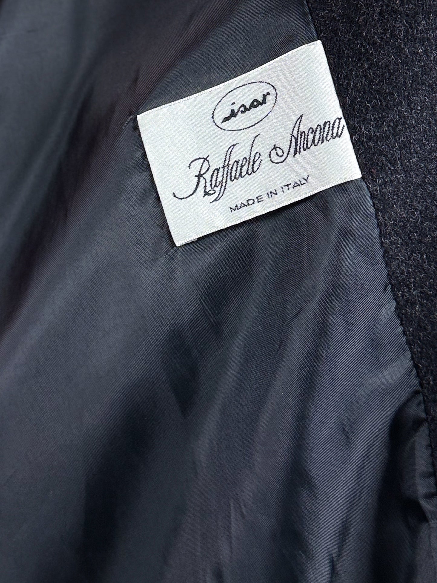 Cappotto Vintage Donna in Lana e Cashmere Grigio - Made in Italy