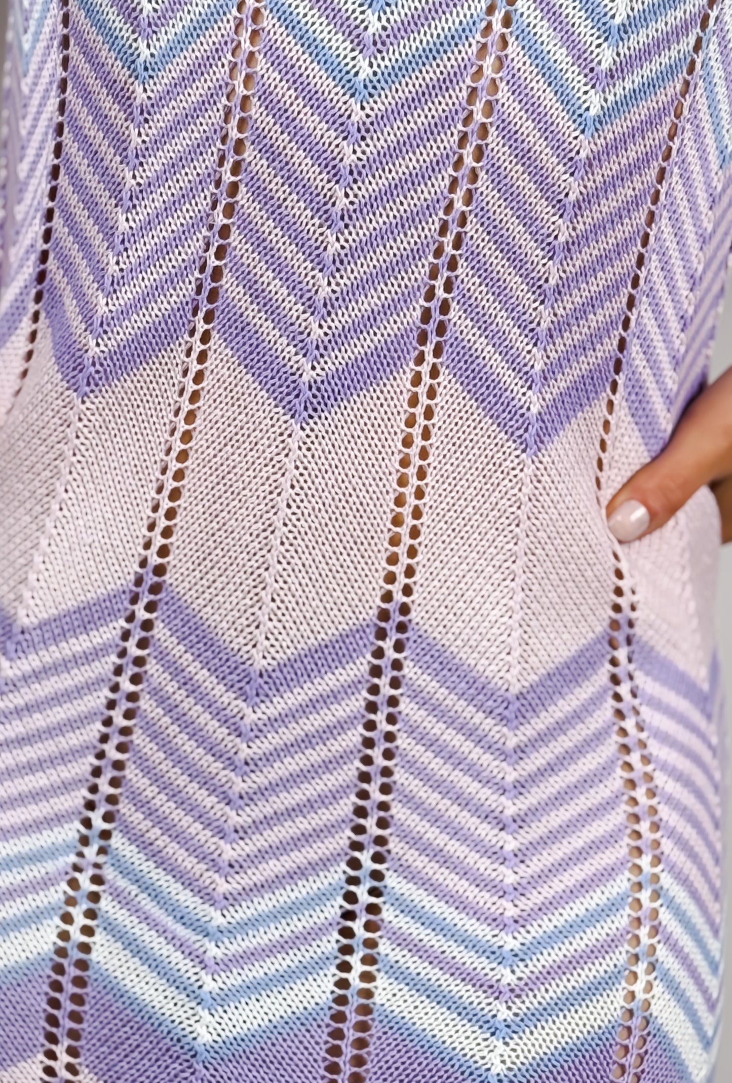 ABITO LUNGO CROCHET VINTAGE Y2K