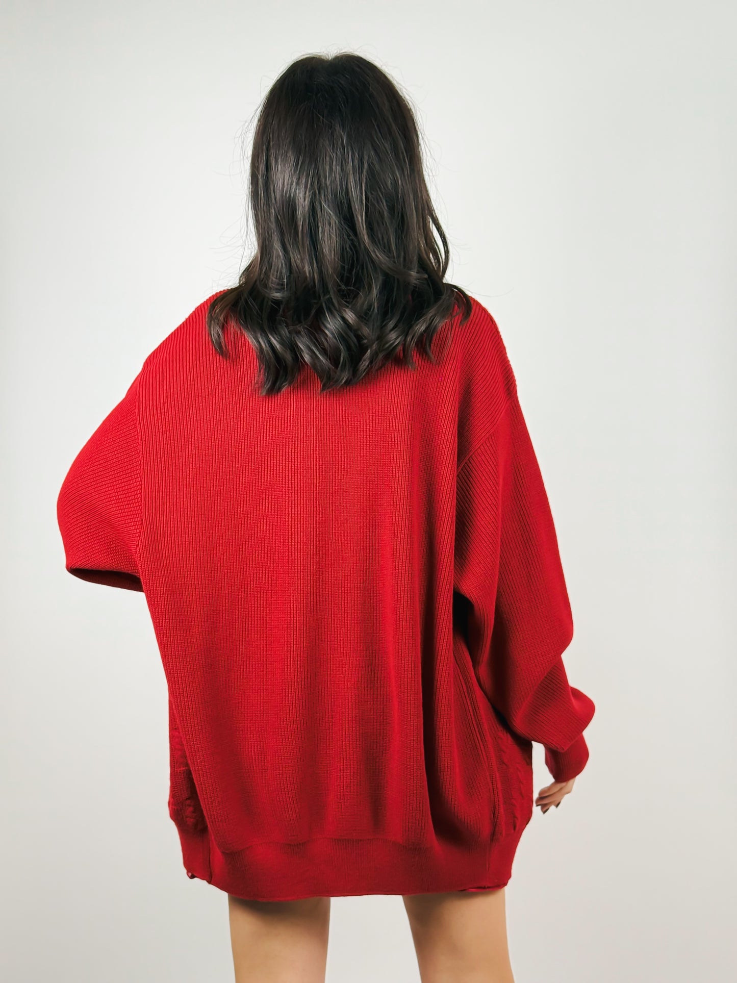 CARDIGAN MALAGRIDA ROSSO VINTAGE