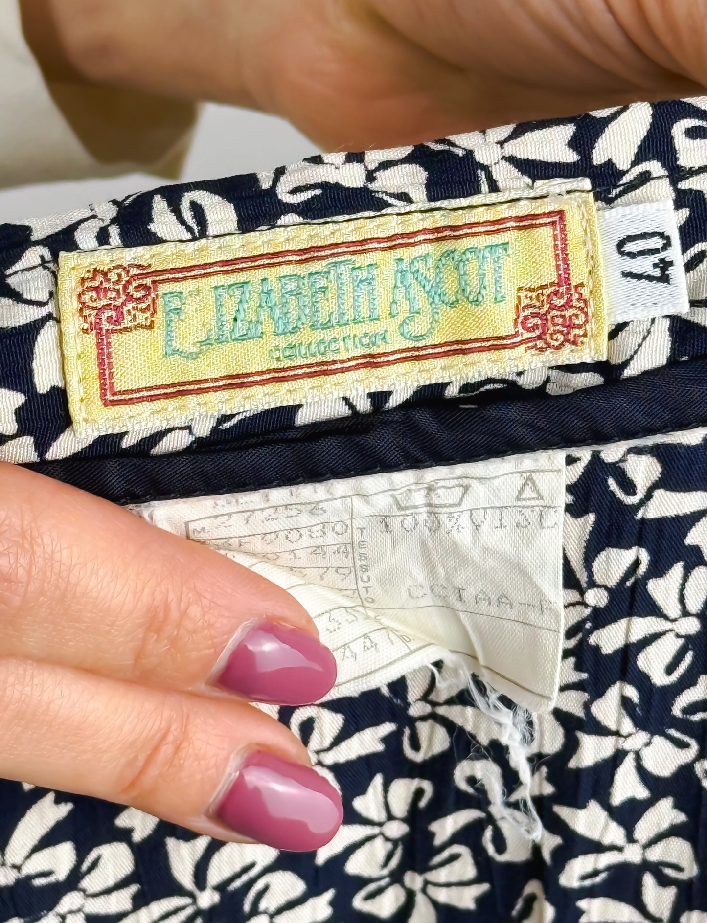GONNA VINTAGE CON FIOCCHETTI ELIZABETH ASCOT